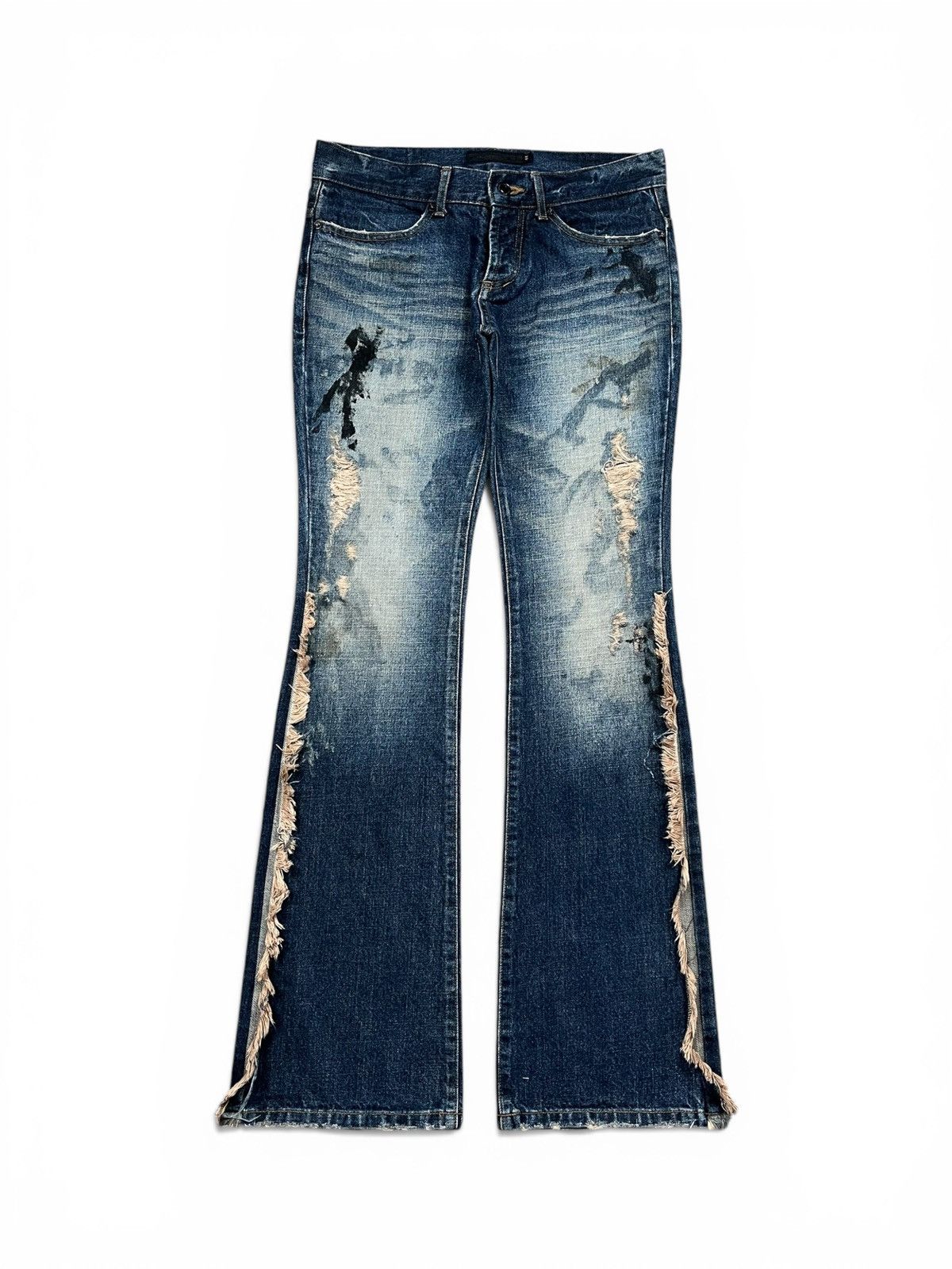 GOSTAR DE FUGA Flare 🔥 Fuga Distressed Lowrise Denim Pants Size US 31 - 8 Thumbnail
