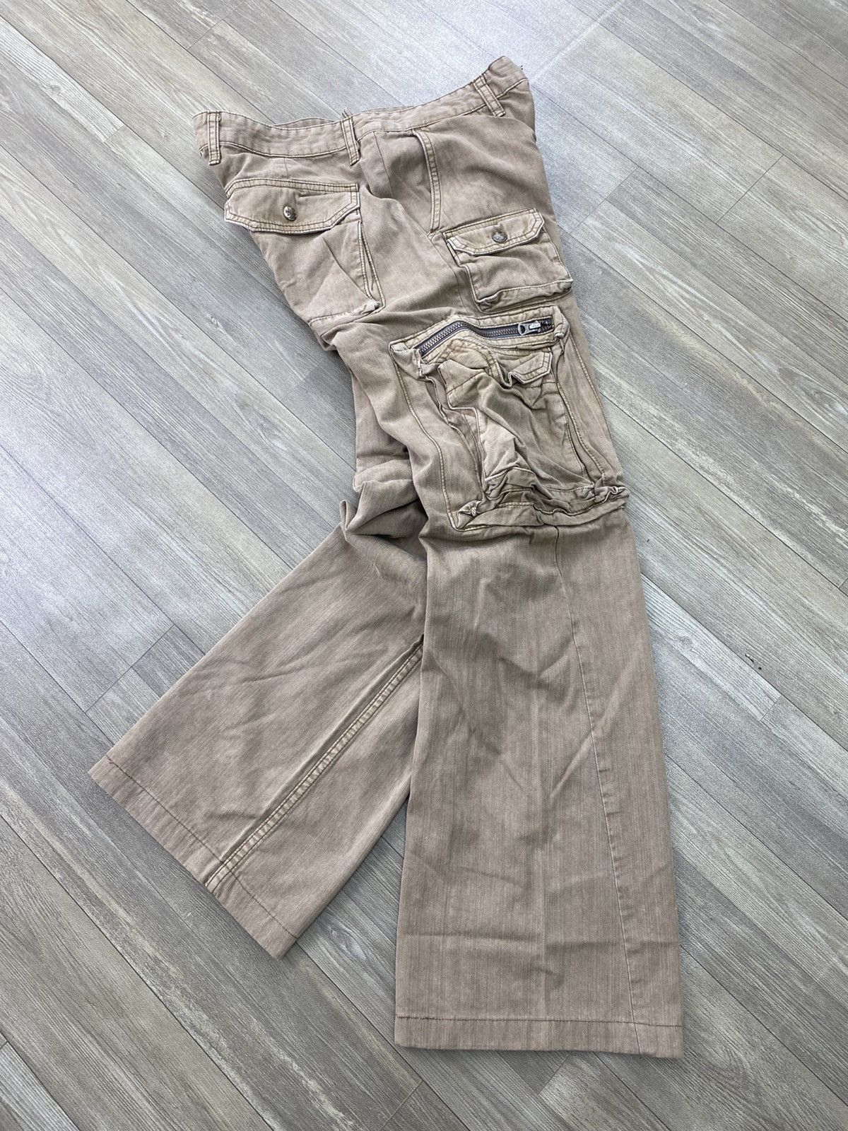 Hysteric Glamour 2000s Surplus Made In Nippon 3D Pocket Bondage Cargo Pants Size US 30 / EU 46 - 17 Thumbnail