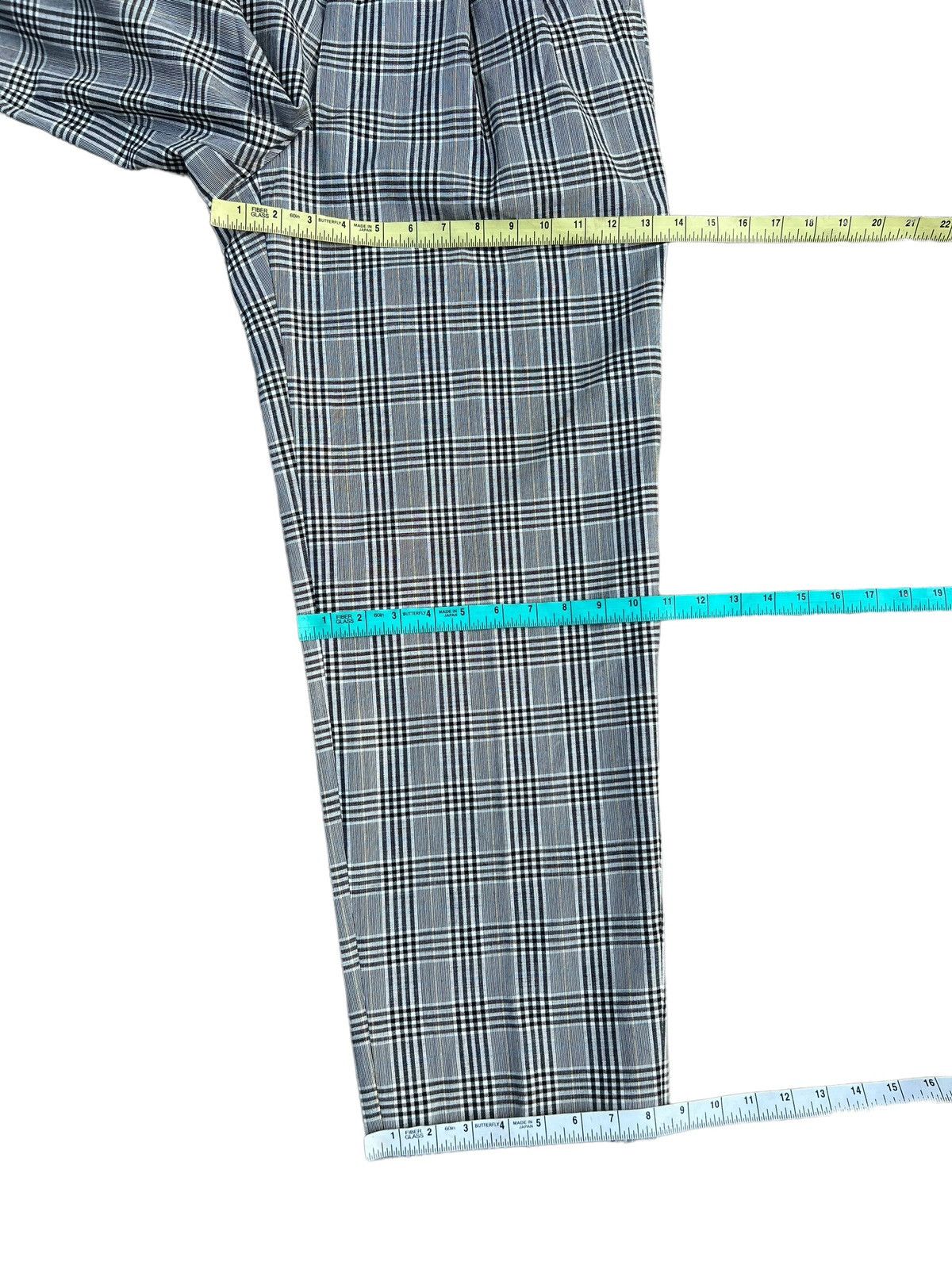 Vintage 90s Christian Dior Sports Checks Wool Trouser Pant