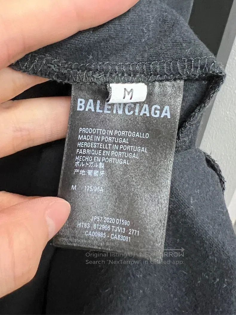 Balenciaga Balenciaga Seven Language Short Sleeve Tee. Size US M / EU 48-50 / 2 - 3 Thumbnail