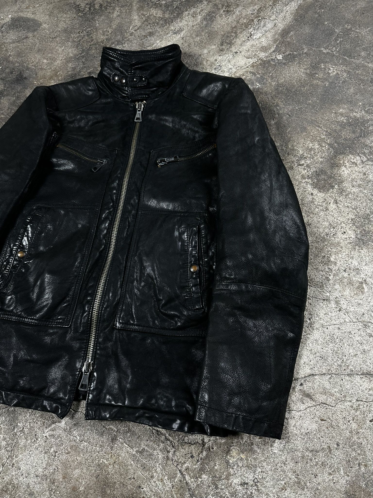Acne Studios Vintage Acne Studios Hockney Leather Biker Jacket Size US S / EU 44-46 / 1 - 3 Thumbnail