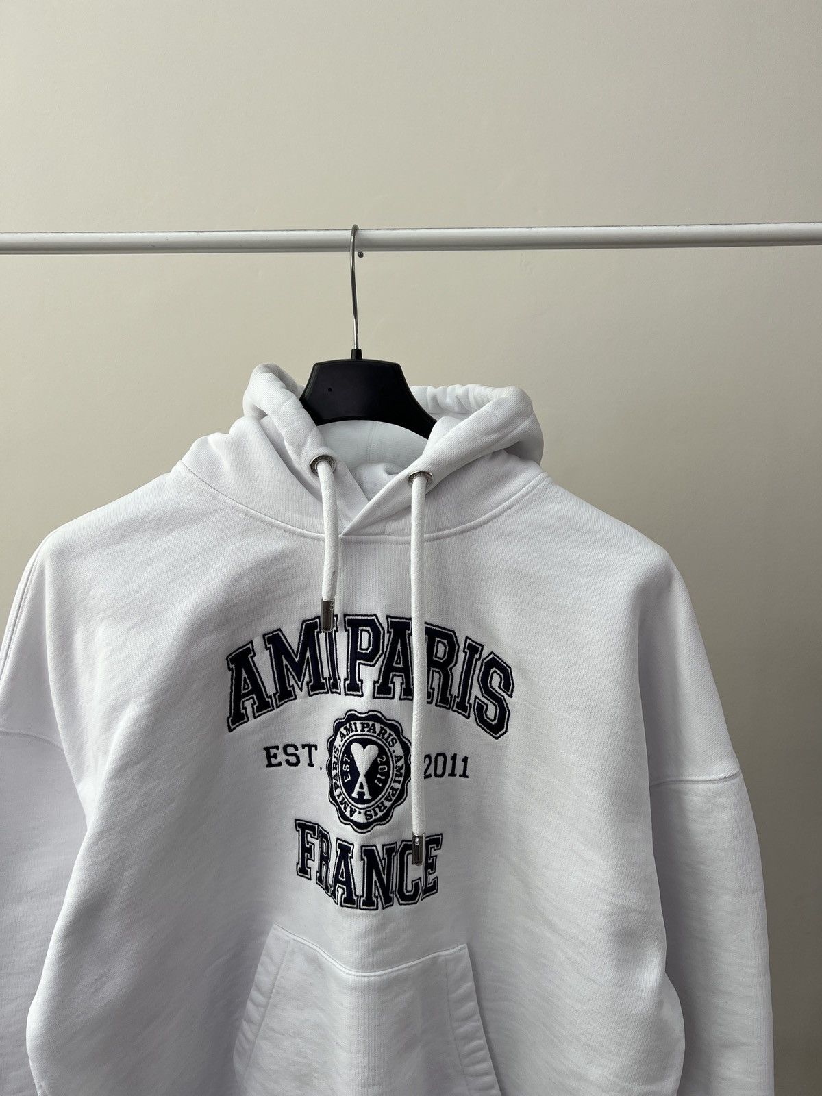 AMI Vintage Ami Paris France Hoodie Size US L / EU 52-54 / 3 - 3 Thumbnail