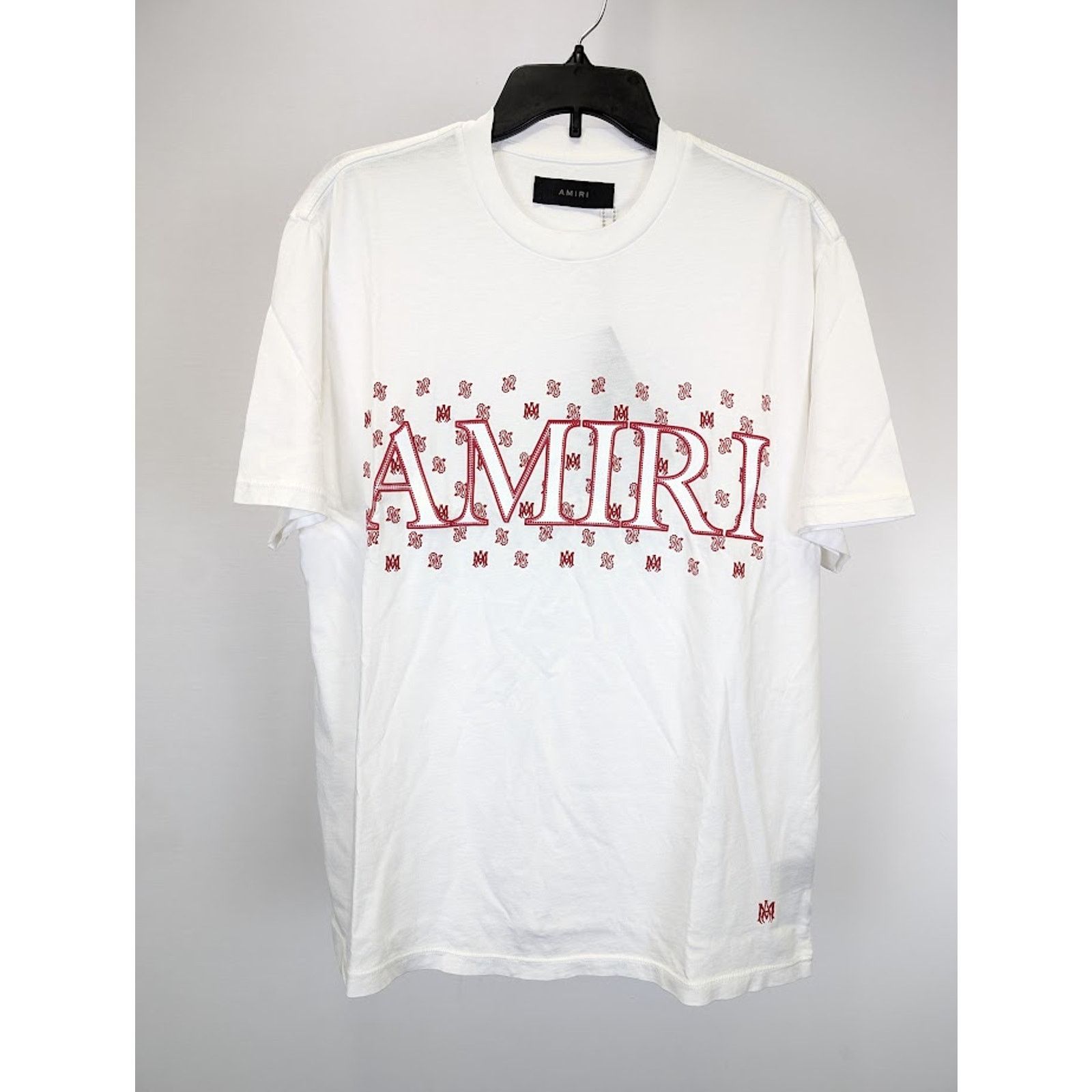 Amiri o1rshd1 Q:2 / Ma Paisley Short Sleeve T-Shirt in White Size US L / EU 52-54 / 3 - 3 Thumbnail