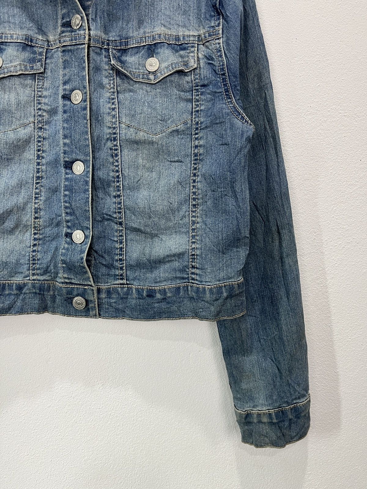 Uniqlo Uniqlo UJ Denim Trucker Jacket Size S / US 4 / IT 40 - 5 Thumbnail