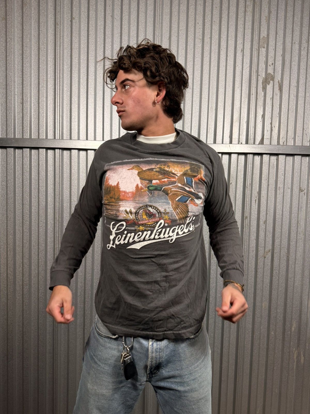 Other Vintage Lein Beer Brewing Western Longsleeve Shirt Country Size US M / EU 48-50 / 2 - 1 Thumbnail