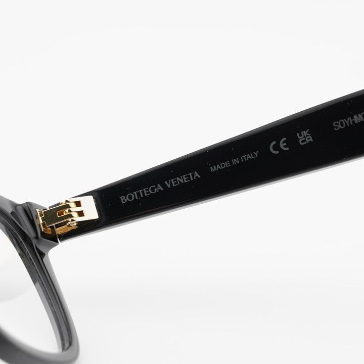 Bottega Veneta Bottega Veneta BV1129O 001 Eyeglasses Black 50mm Rectangle Size ONE SIZE - 9 Thumbnail