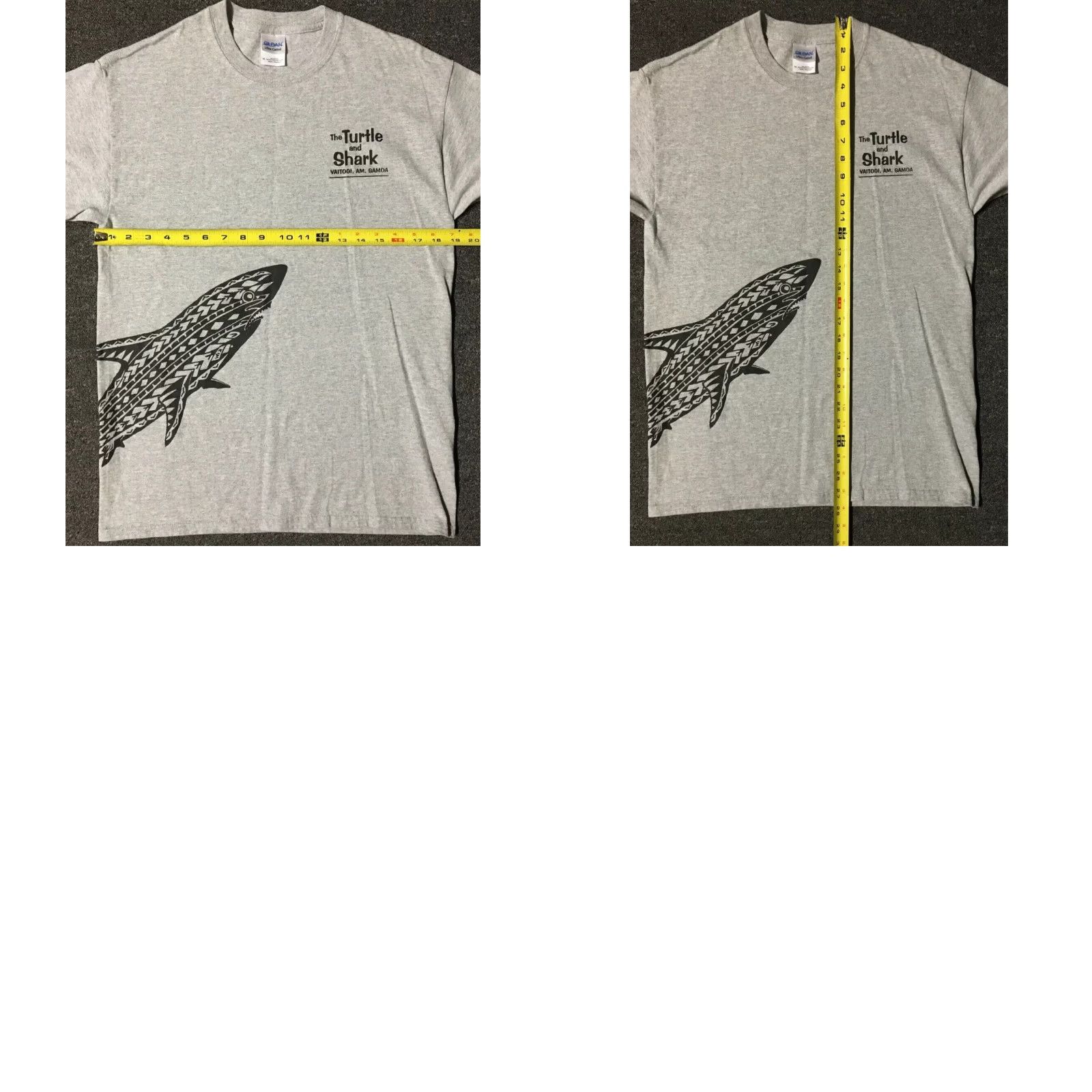 Vintage VINTAGE Turtle & Shark All Over Print Shirt M Gray / Gray M NS Size US M / EU 48-50 / 2 - 8 Thumbnail