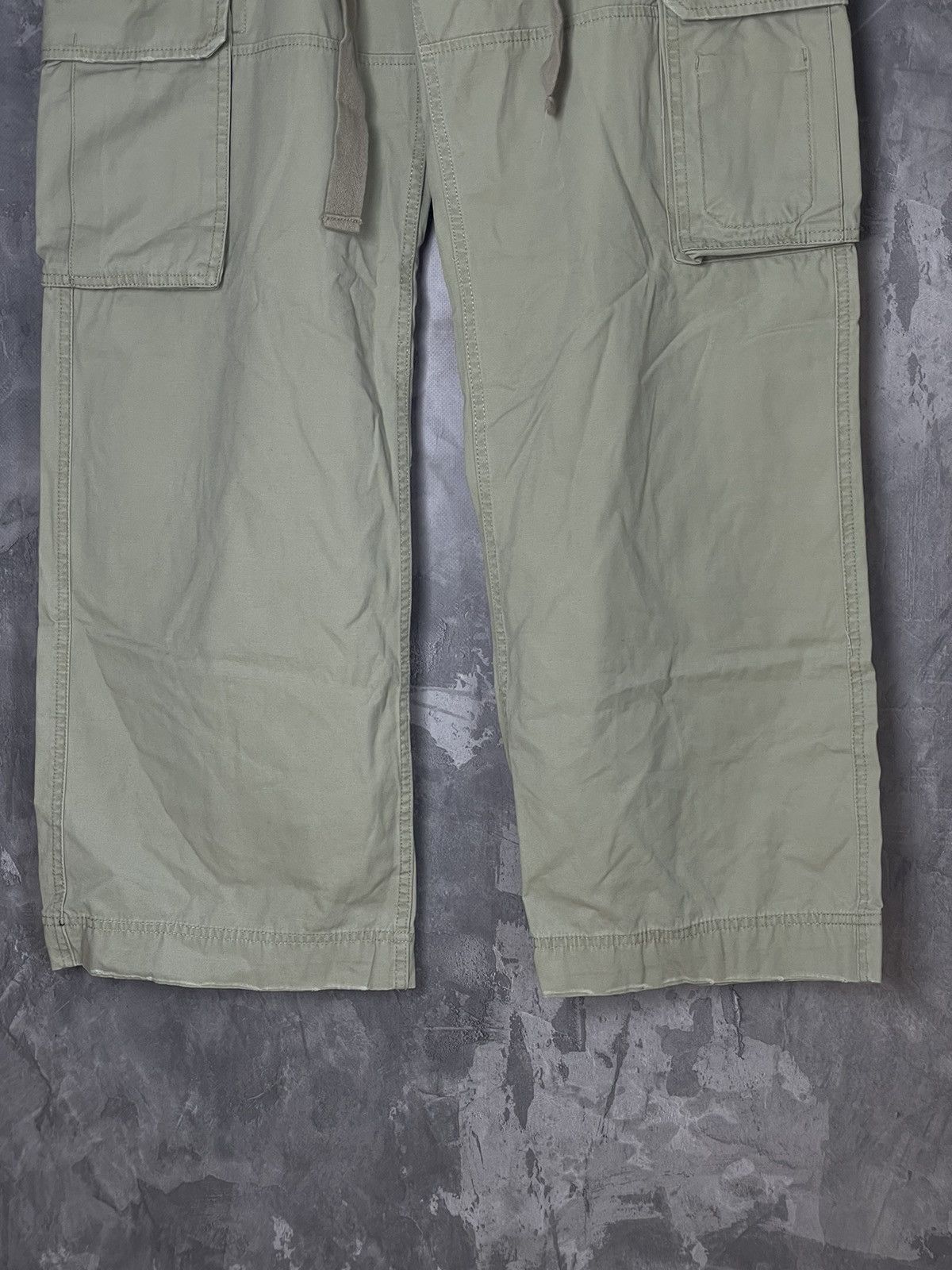 Alpha Industries × Japanese Brand Vintage Alpha Industries japanese cargo zip denim pants Size 34" / US 12 / IT 48 - 6 Thumbnail