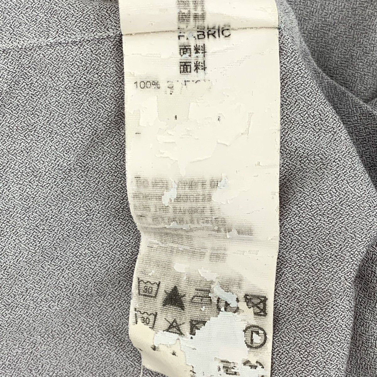 Armani Armani Grey Cotton Collared Long Sleeve Shirt K26WX Size US XS / EU 42 / 0 - 6 Thumbnail