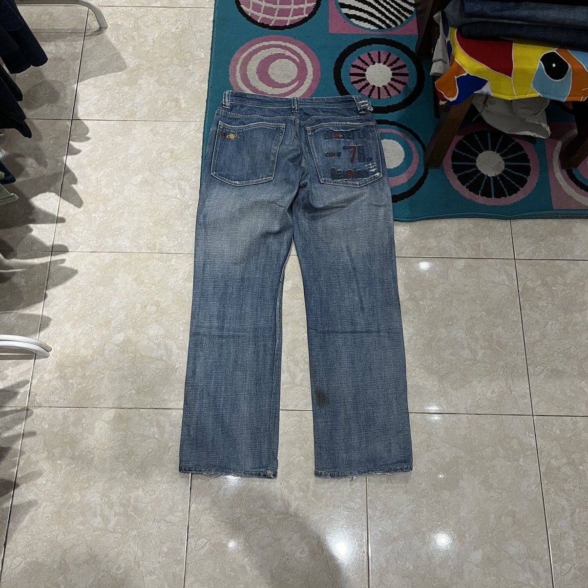 Diesel × If Six Was Nine × Southpole Vintage Y2K Diesel Industry Jeans Baggy pants Size US 31 - 5 Thumbnail