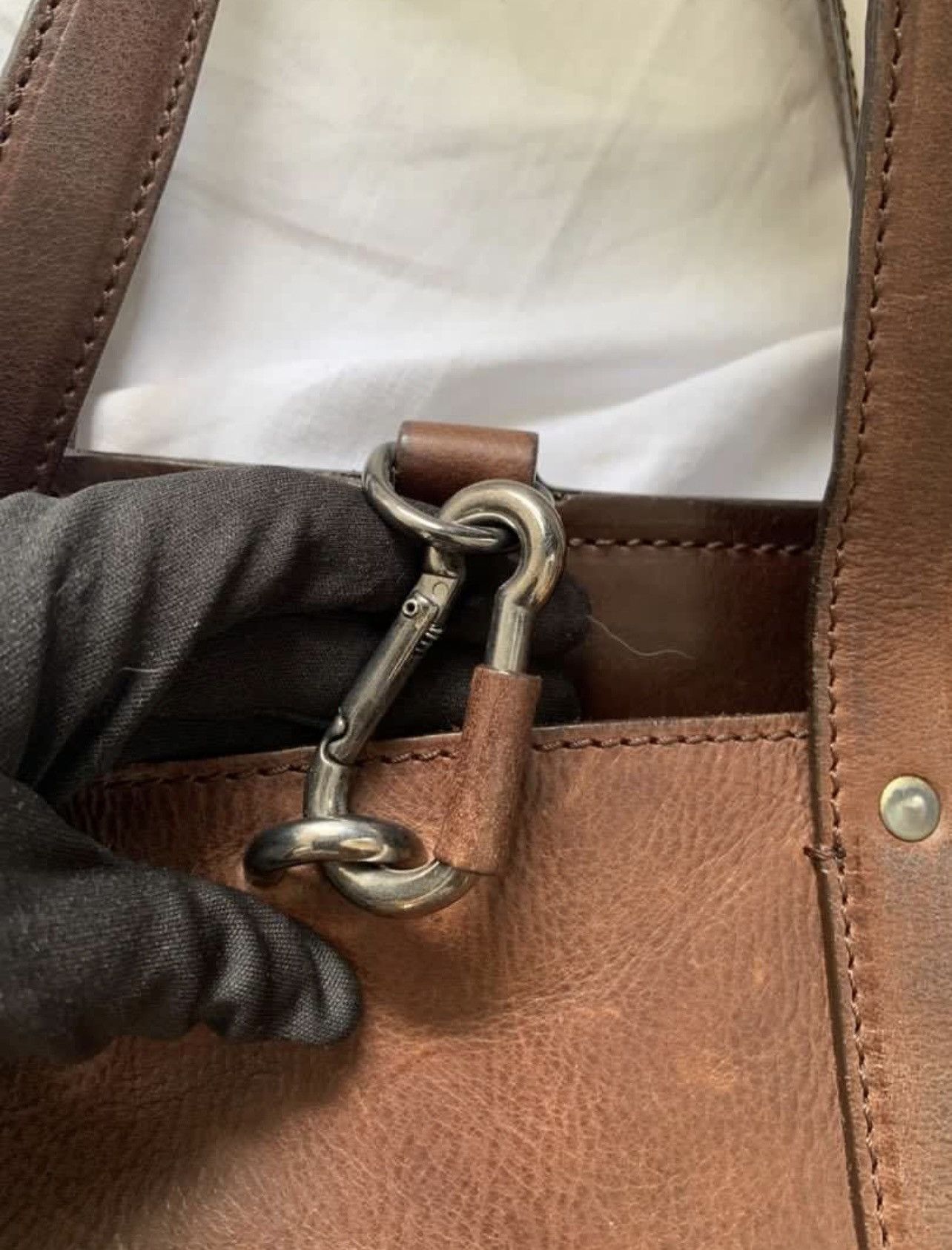 Maison Margiela Vintage Maison Margiela buckle leather tote bag Size ONE SIZE - 3 Thumbnail
