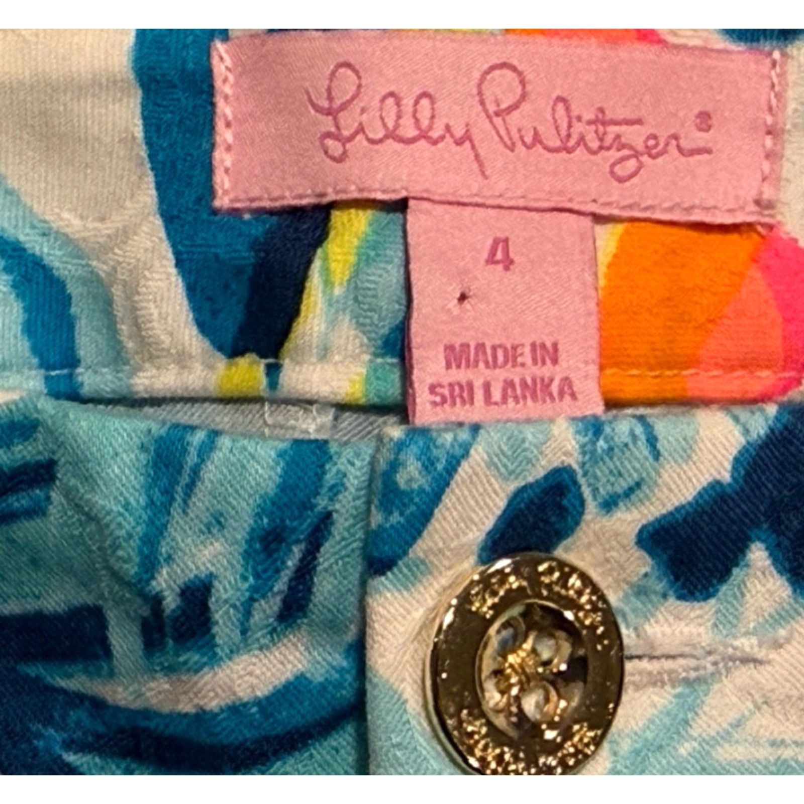 Lilly Pulitzer LILLY PULITZER Multicolor Skinny Ankle Pants Size 4 Womens Size S / US 4 / IT 40 - 4 Thumbnail