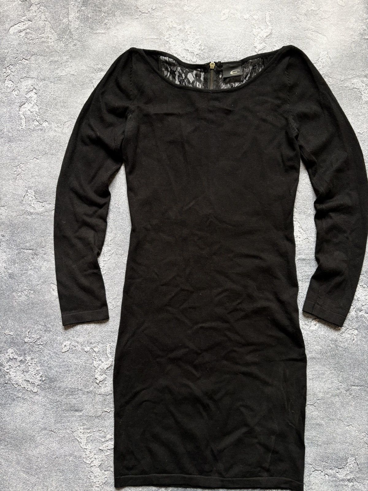 Just Cavalli Vintage Just Cavalli Luxury Women’s Lace Black Dress Size M / US 6-8 / IT 42-44 - 2 Thumbnail
