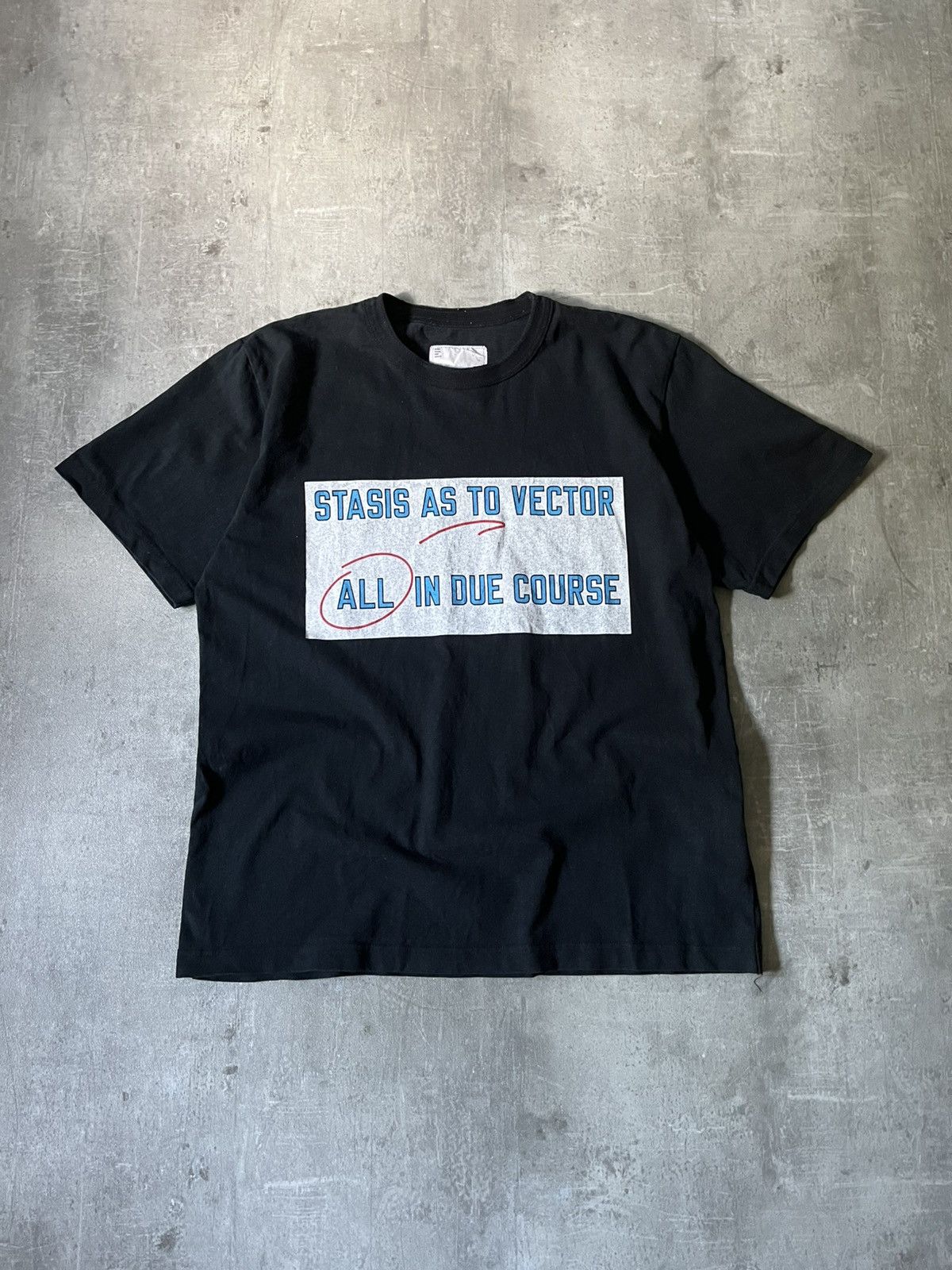 Sacai Sacai x Lawrence Weiner SS18 black T-shirt rare Size US L / EU 52-54 / 3 - 1 Thumbnail
