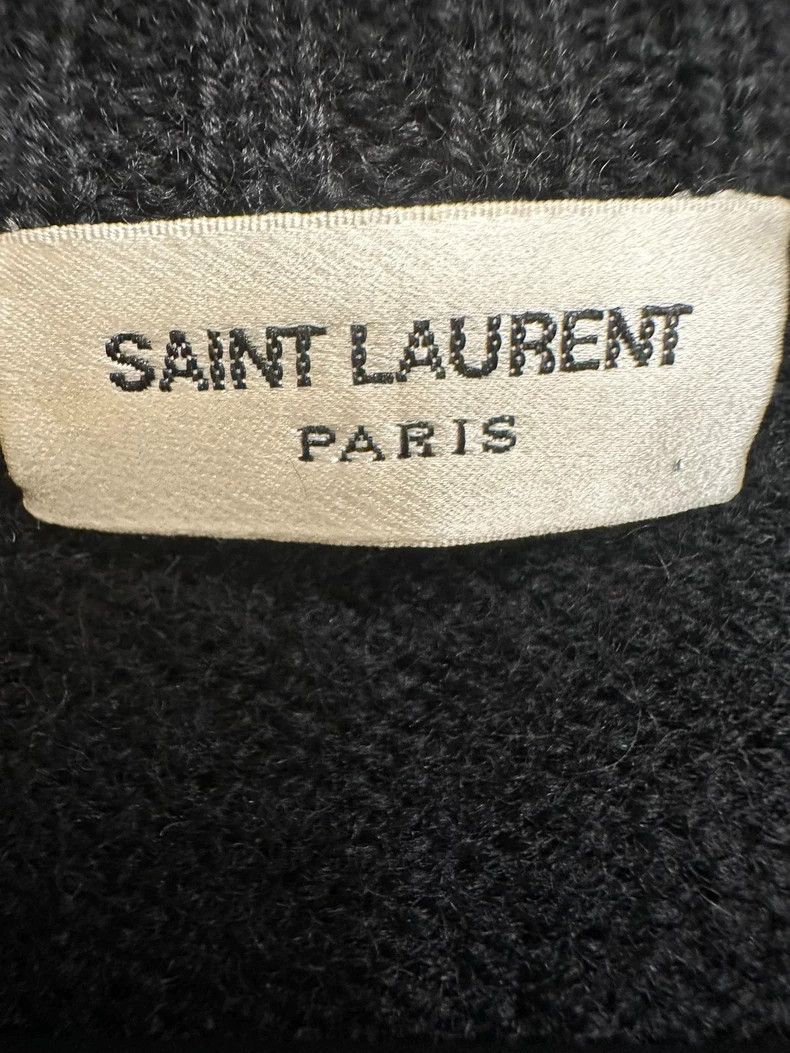 Saint Laurent Paris Saint Laurent Paris 16 FW black dinosaur knit sweater Size US M / EU 48-50 / 2 - 2 Thumbnail