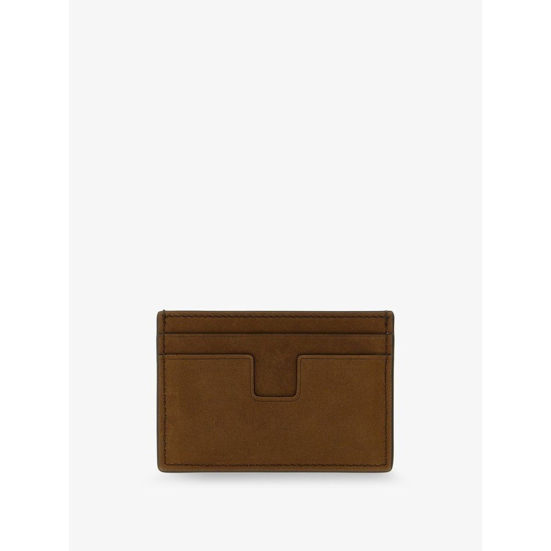 Tom Ford TOM FORD Brown Suede Card Holder New & Authentic Size ONE SIZE - 2 Thumbnail
