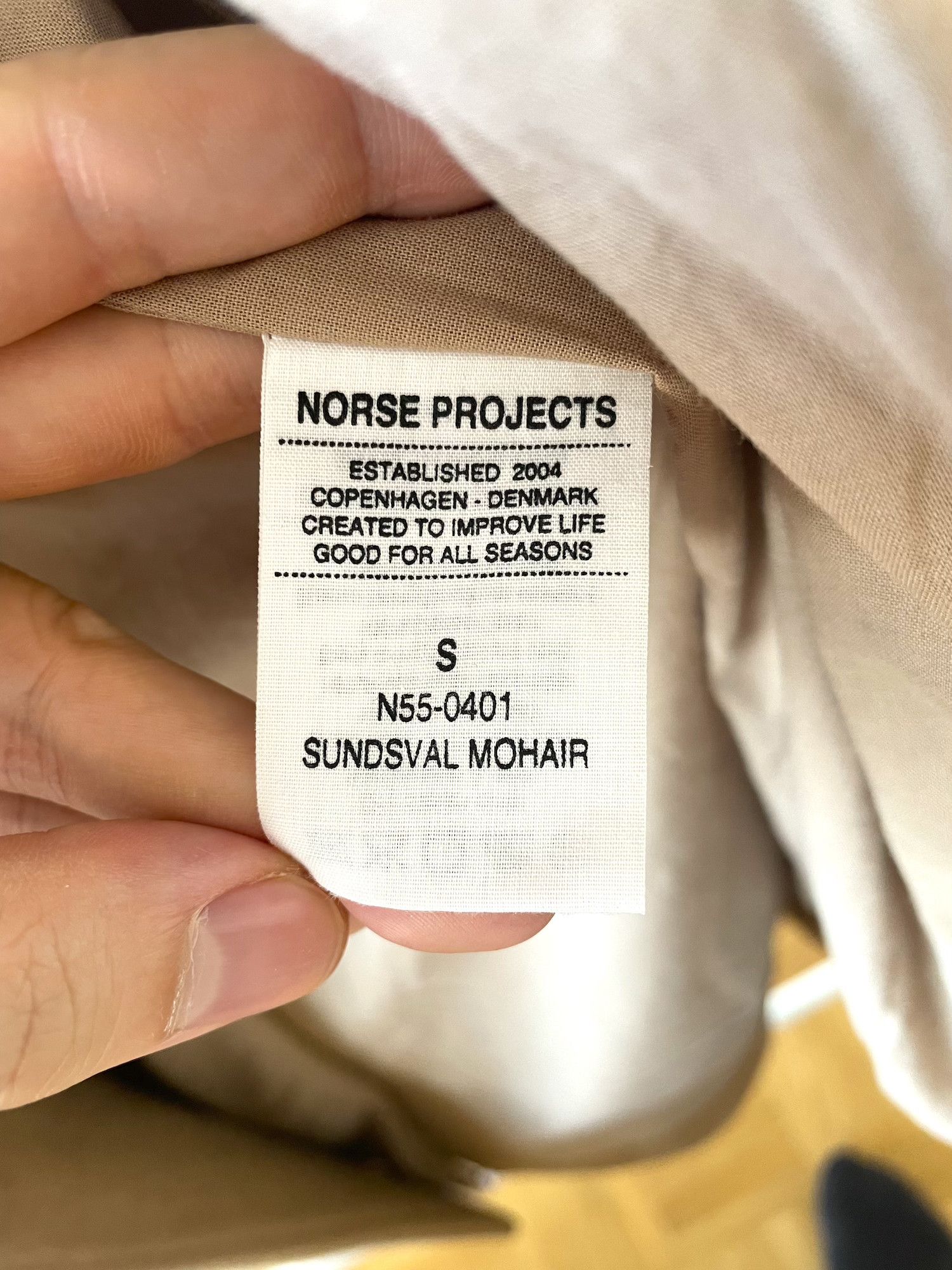 Norse Projects Sundsval Overcoat - Mohair Camel Size US S / EU 44-46 / 1 - 6 Thumbnail