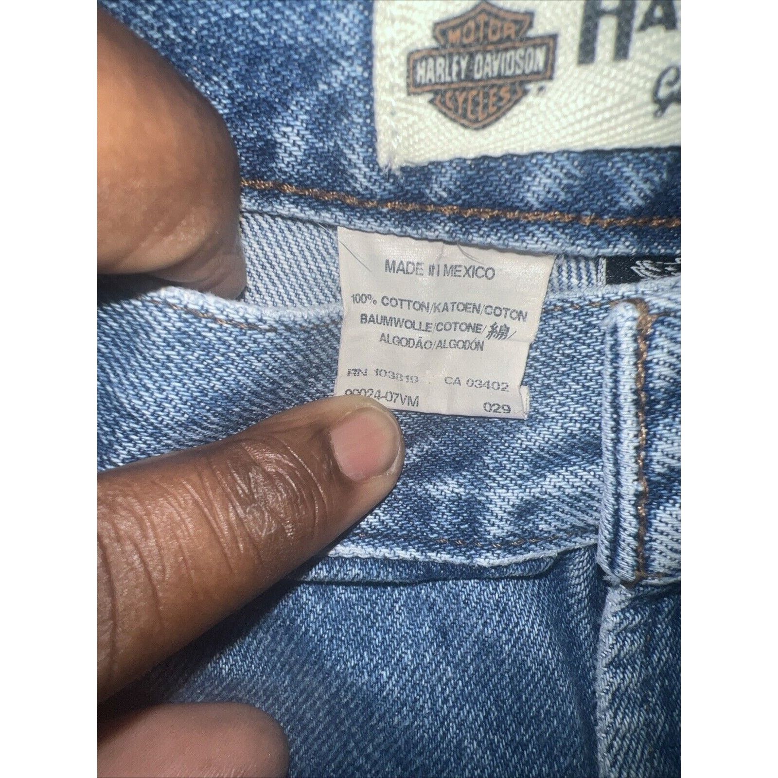 Harley Davidson Harley Davidson Jeans Men’s 40x30 Blue Traditional Straight Size US 40 / EU 56 - 6 Thumbnail
