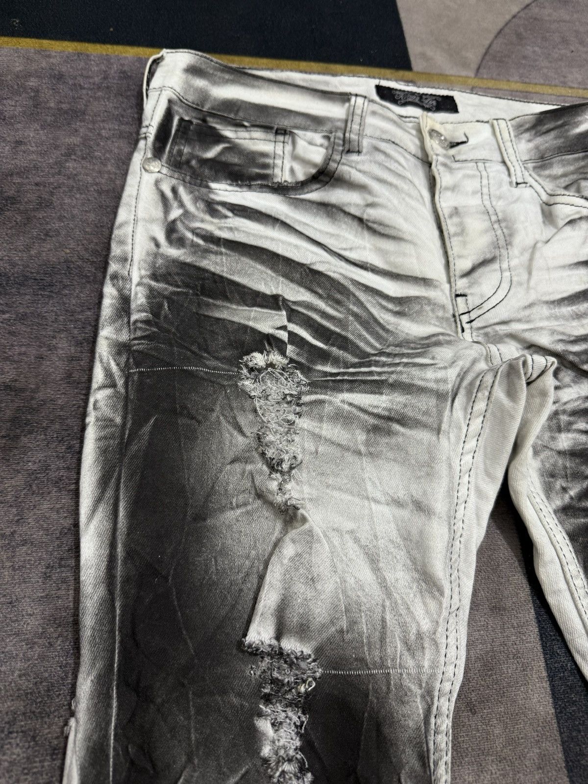 If Six Was Nine KING LIFE TORNADO IFSIX STYLE DENIM PANTS Size US 32 / EU 48 - 5 Thumbnail