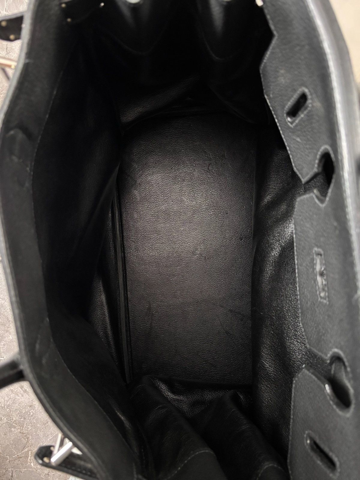 Hermes Hermes RARE HAC 40 Black Palladium Hardware Travel Bag Size ONE SIZE - 8 Thumbnail
