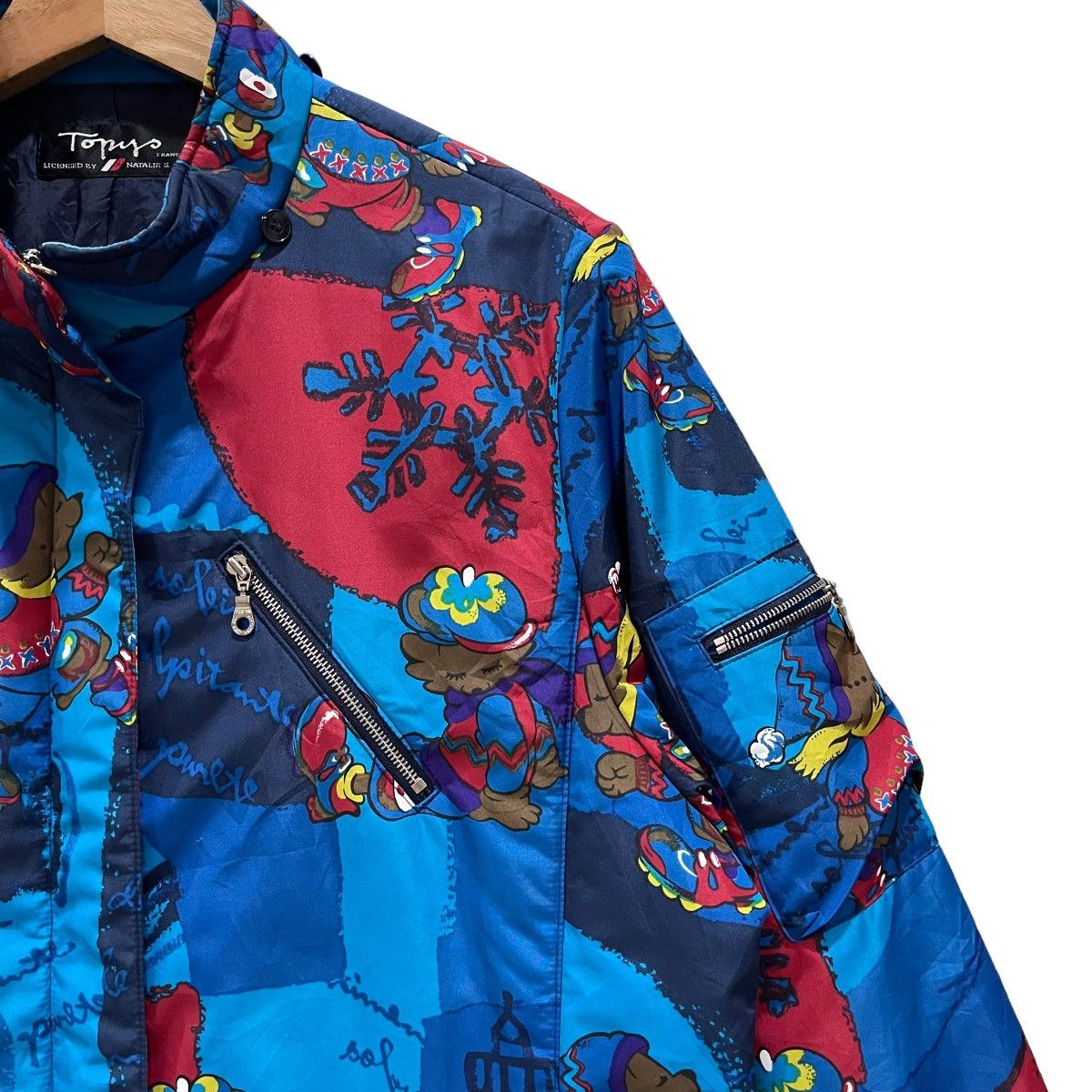 Designer × French Connection × Vintage Topys France by Natalie S French Designer Bomber Jacket Size US M / EU 48-50 / 2 - 3 Thumbnail