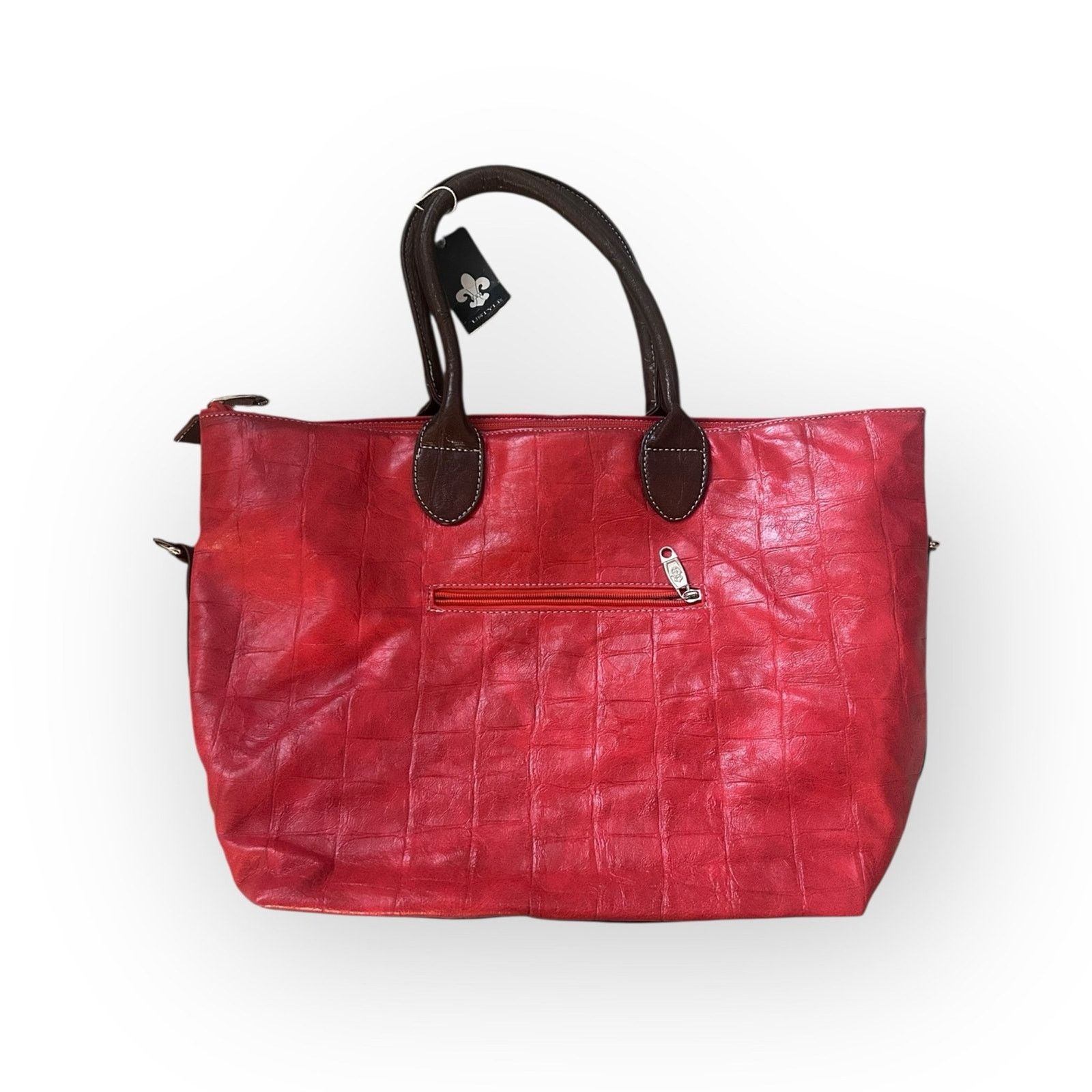 Style & Co Ustyle New Orleans Red Fleur-de-lis Tote Bag Size ONE SIZE - 3 Thumbnail