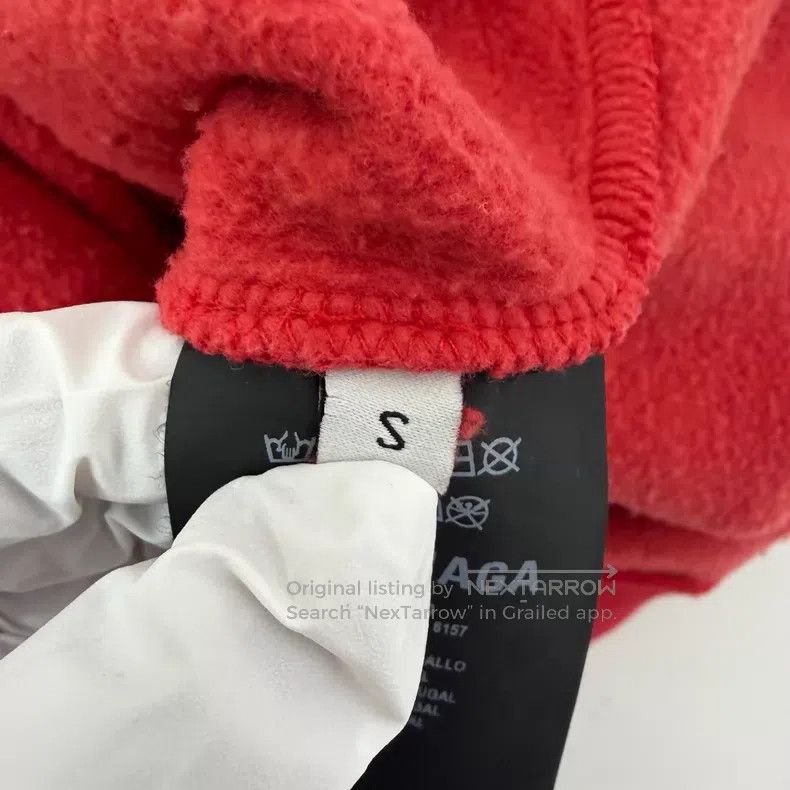 Balenciaga Balenciaga Red Embroidered Logo Round Neck Sweatshirt Size US S / EU 44-46 / 1 - 4 Thumbnail