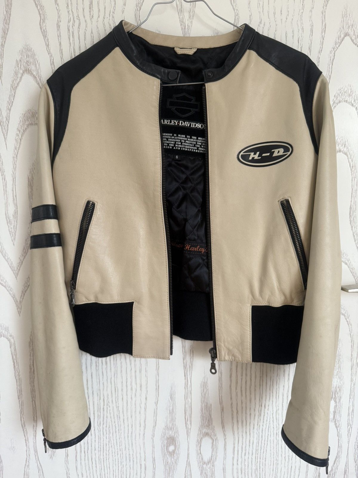 Harley Davidson Harley-Davidson Vintage Leather Jacket Size S Size S / US 4 / IT 40 - 6 Thumbnail