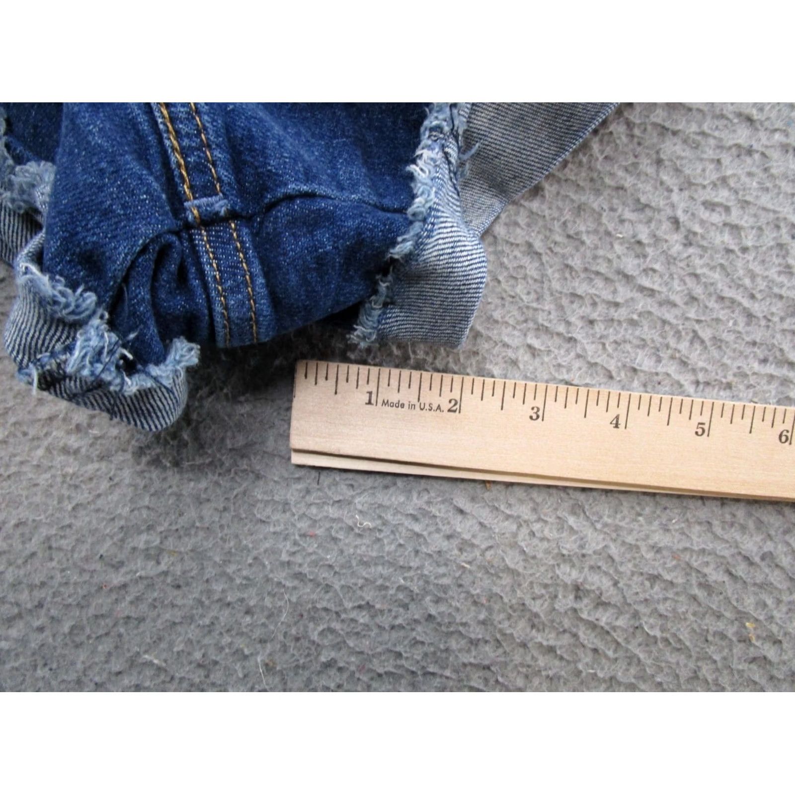 Levi's Levi's Heritage High Rise Denim Jean Shorts Cut Off Stretch Women's Size 10 W30 Blue 3 Inch Inseam Vintage? Size 30" / US 8 / IT 44 - 7 Thumbnail