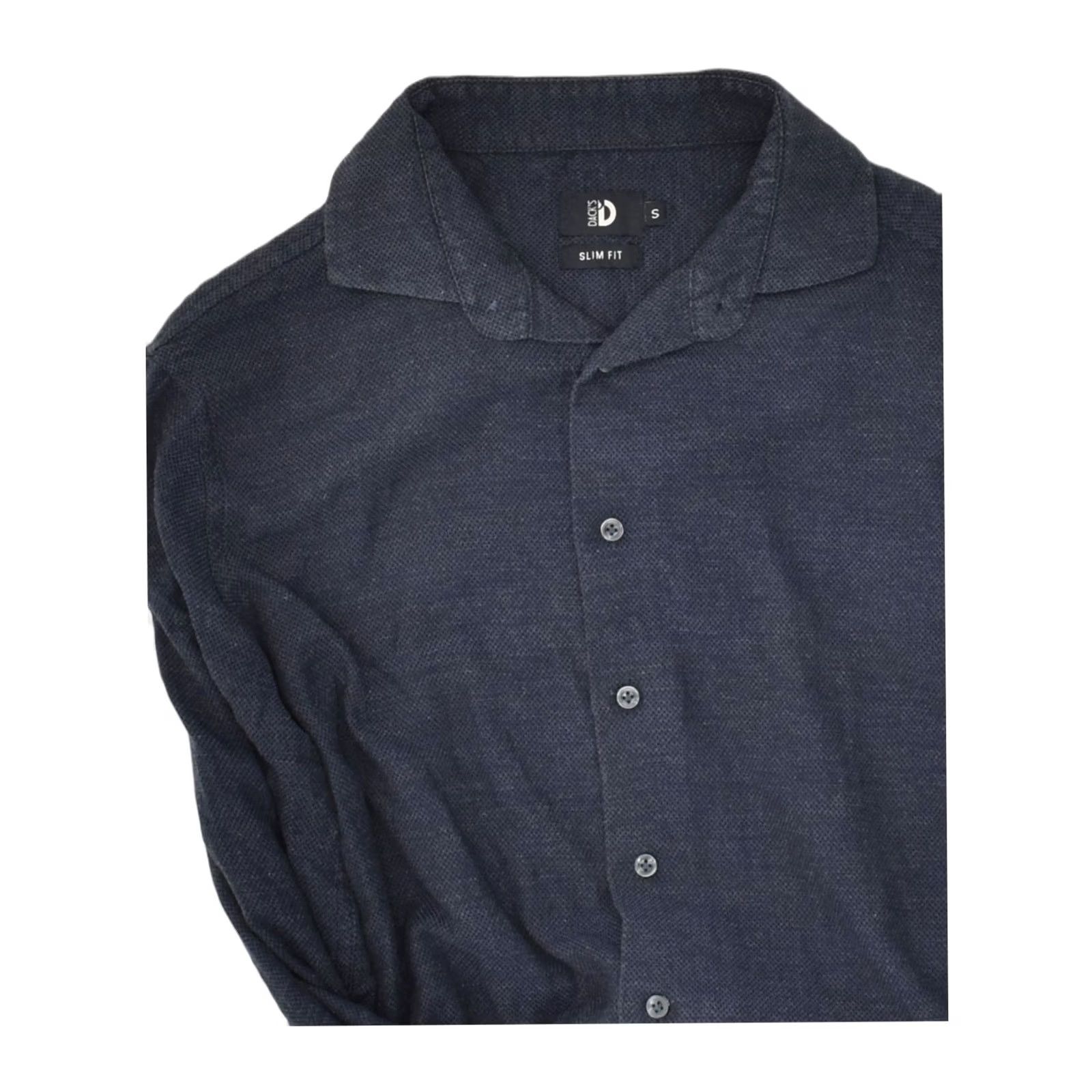 Vintage DACK'S Mens Shirt Small Navy Blue Cotton Slim Fit JJ05 Size US S / EU 44-46 / 1 - 3 Thumbnail