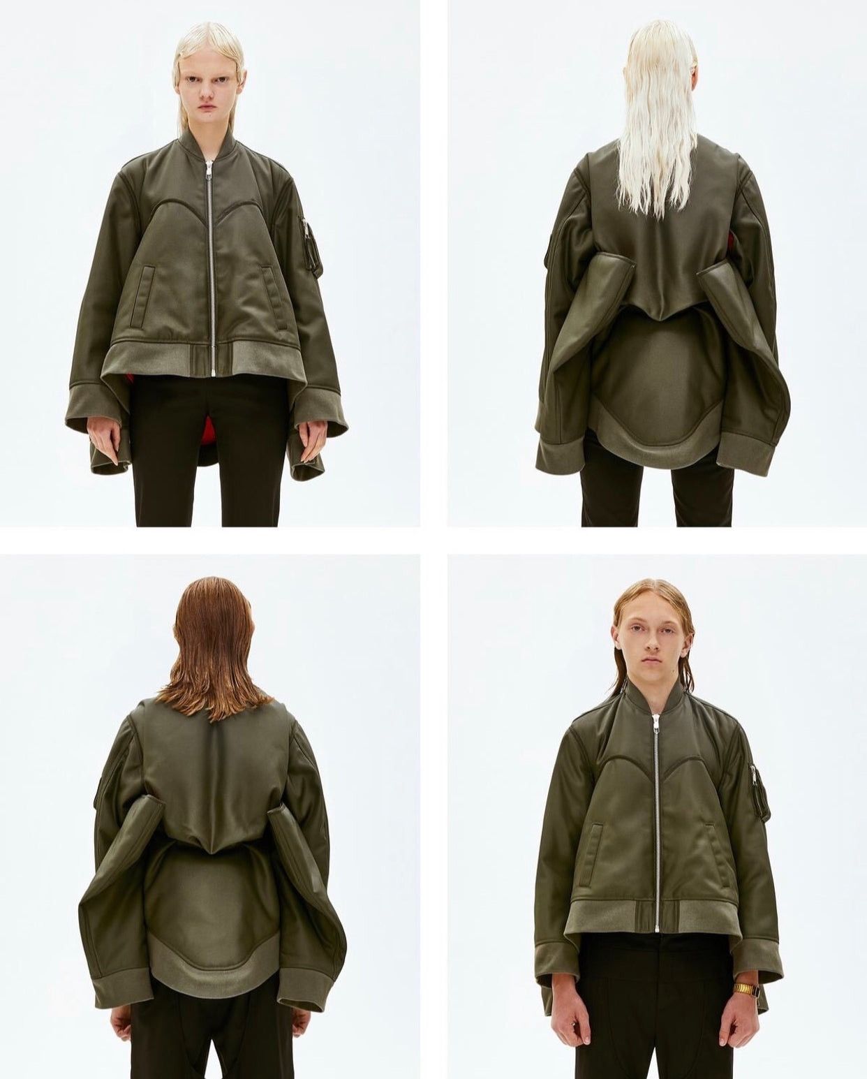 Helmut Lang RARE Shayne Oliver 4 arm bomber Size US XS / EU 42 / 0 - 5 Thumbnail