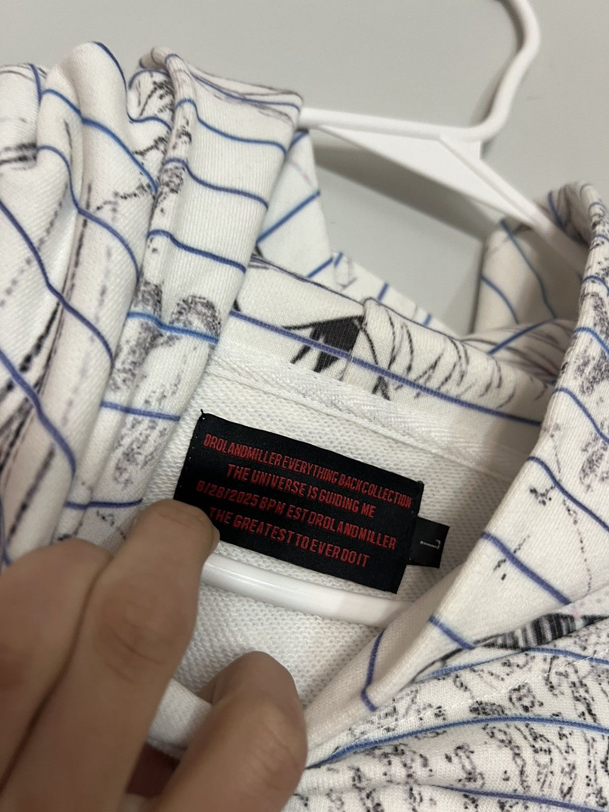 Other Droland Miller “Sketch” Hoodie - Size Large - New Size US L / EU 52-54 / 3 - 3 Thumbnail