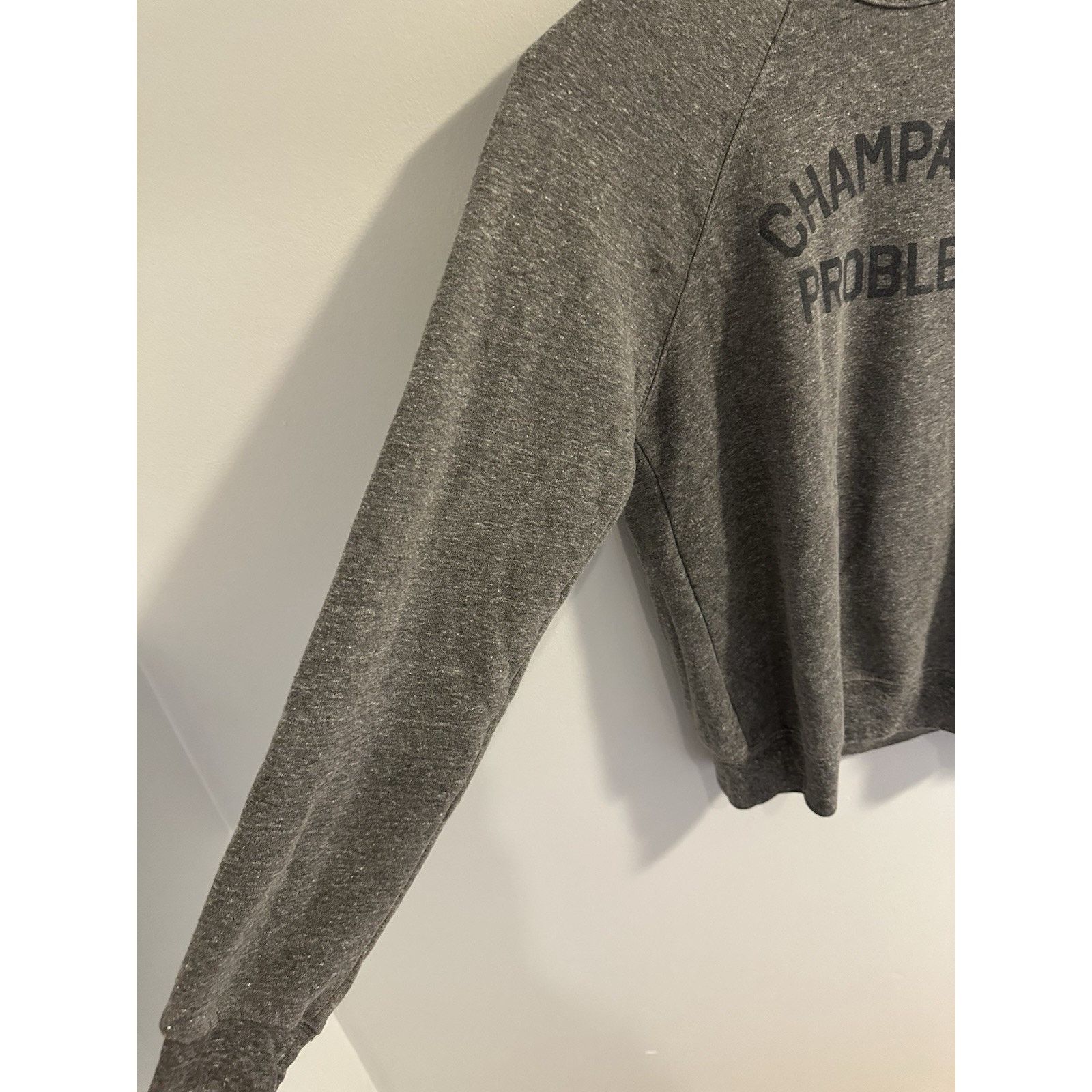 Nordstrom Champagne Problems Graphic Sweatshirt Cozy Minimalist Sz S Size S / US 4 / IT 40 - 3 Thumbnail