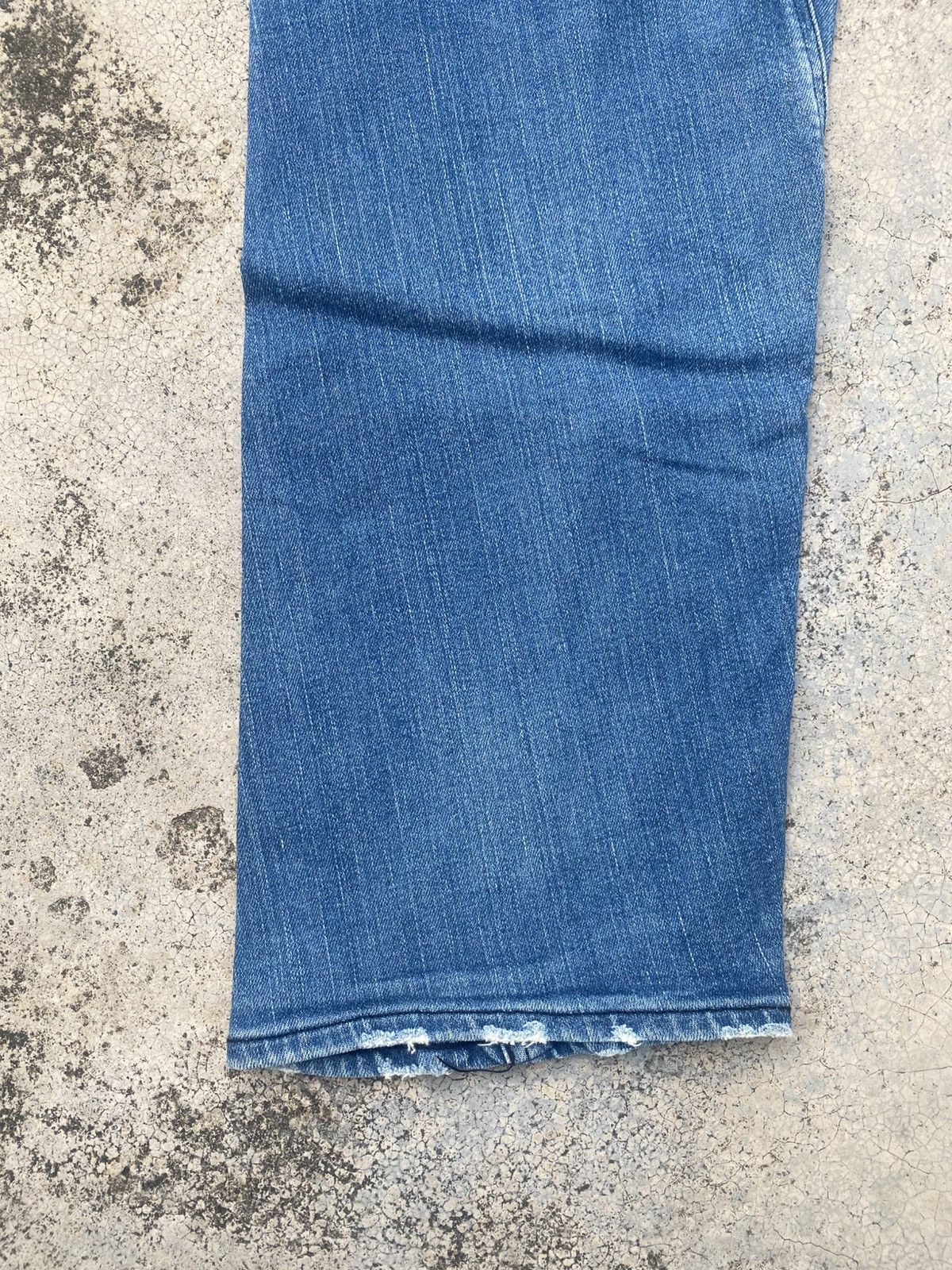 Designer × Levi's Levis Collabration With Flu Blue Gammy Jeans Size US 33 - 22 Thumbnail