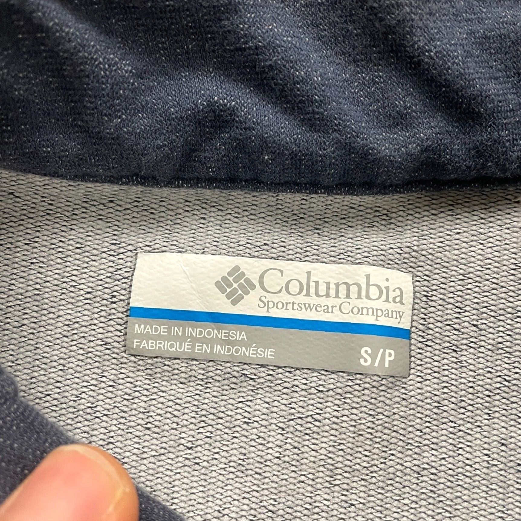 Vintage Columbia Omni Wick Sweatshirt Mens Small Blue 1/4 Zip High Neck Pullover Jacket Size US S / EU 44-46 / 1 - 4 Thumbnail