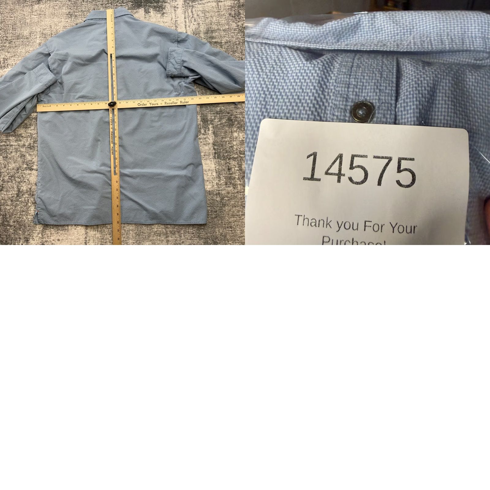 Orvis Orvis Button-Up Shirt Men L Blue Seersucker Vented Roll Tab Pocketed Casual Workwear Regular Fit Size US L / EU 52-54 / 3 - 9 Thumbnail
