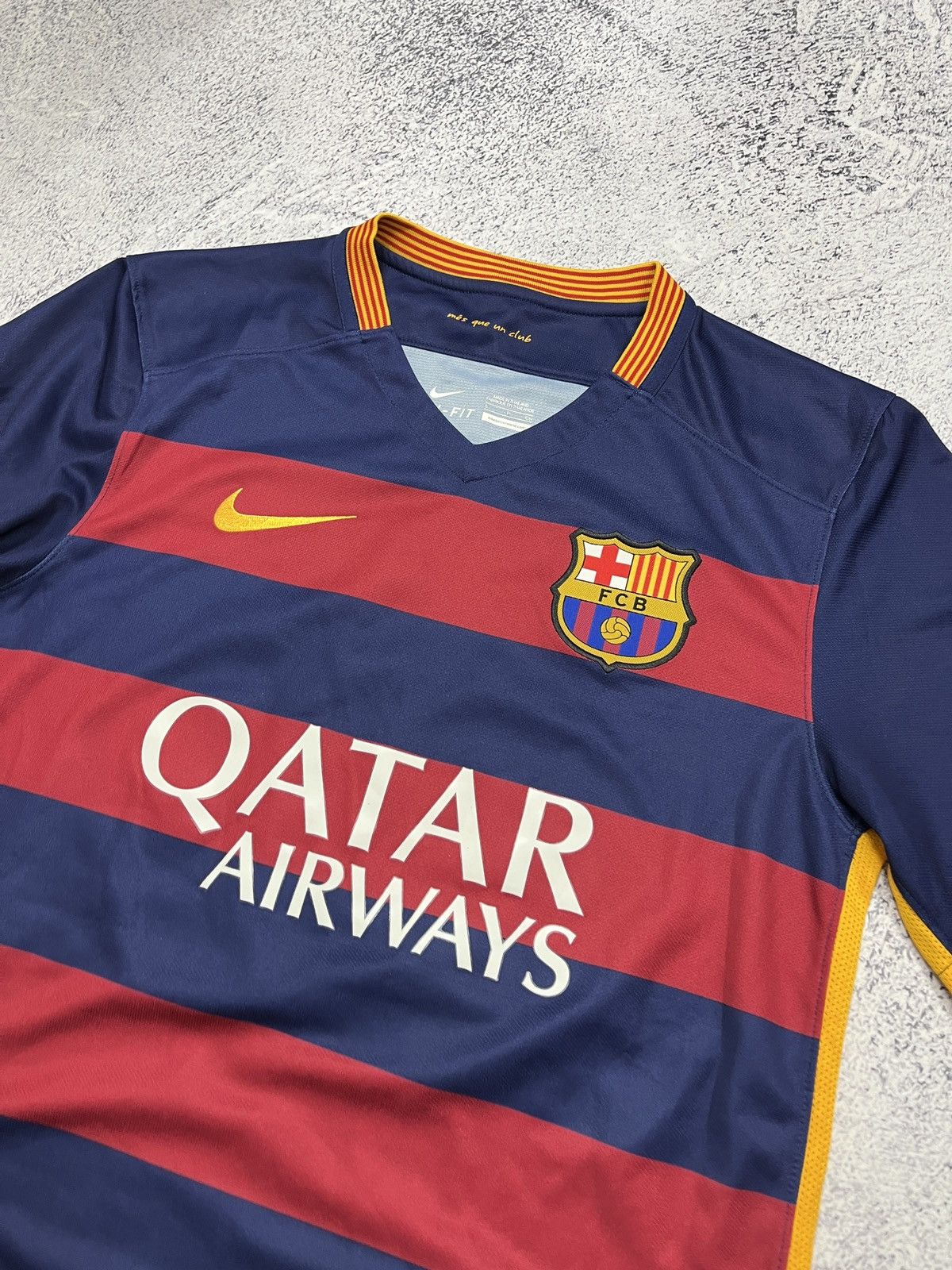 Nike × Vintage Nike FC Barcelona 2015/2016 Soccer Jersey Football Rare Size US S / EU 44-46 / 1 - 6 Thumbnail