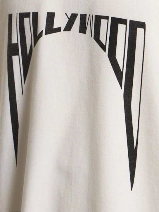 Rick Owens Drkshdw o1lsvrm0425 Hollywood Jumbo T-Shirt in Milk/Black Size US M / EU 48-50 / 2 - 5 Thumbnail