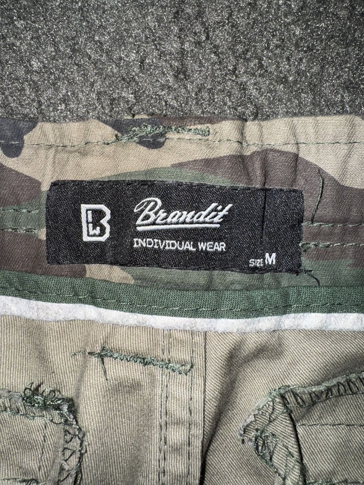 Grailed BRANDIT PURE VINTAGE TROUSERS (WOODLAND) Size: Medium Size US 32 / EU 48 - 4 Thumbnail