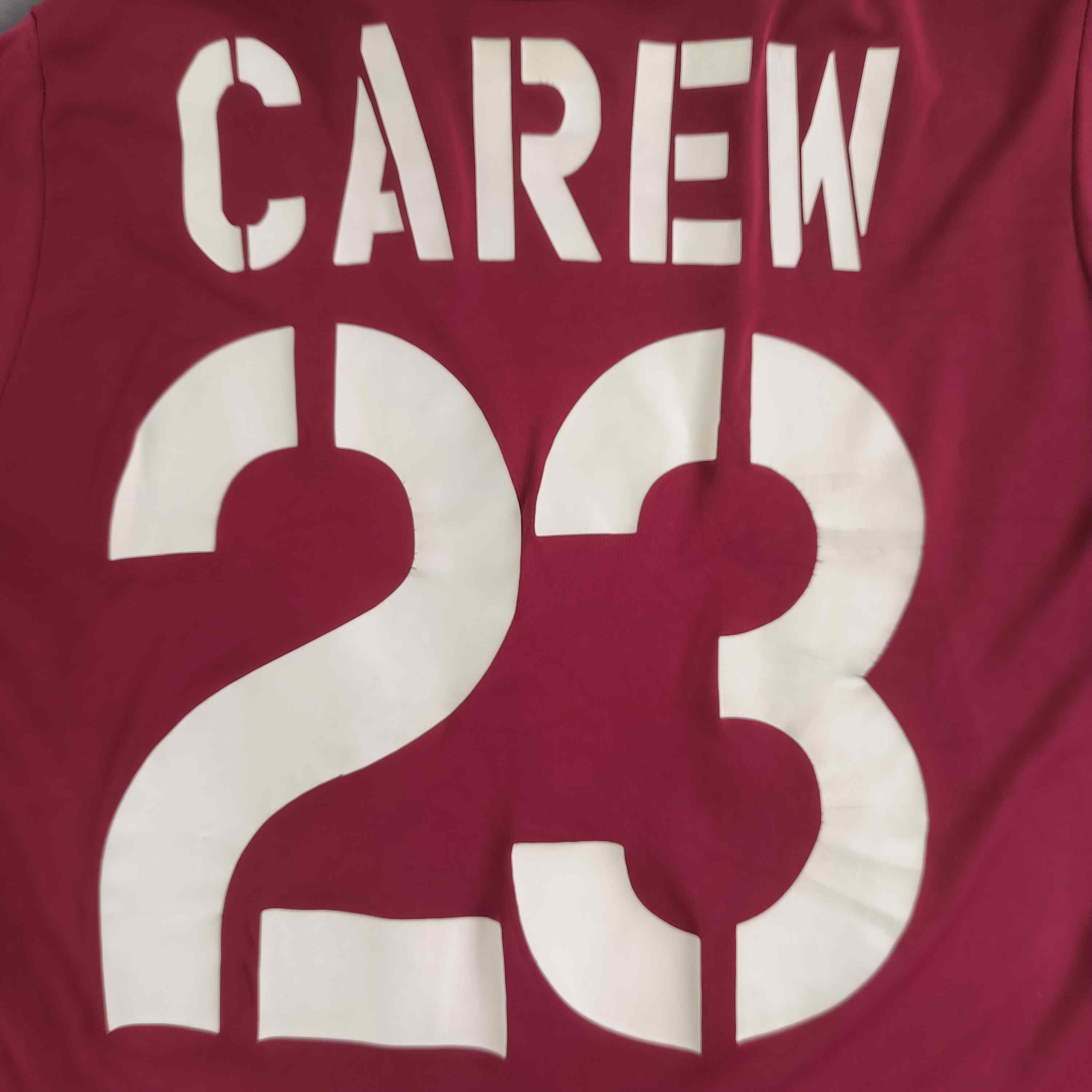 Diadora AS Roma 2003-04 Diadora home John Carew football jersey sz M Size US M / EU 48-50 / 2 - 7 Thumbnail