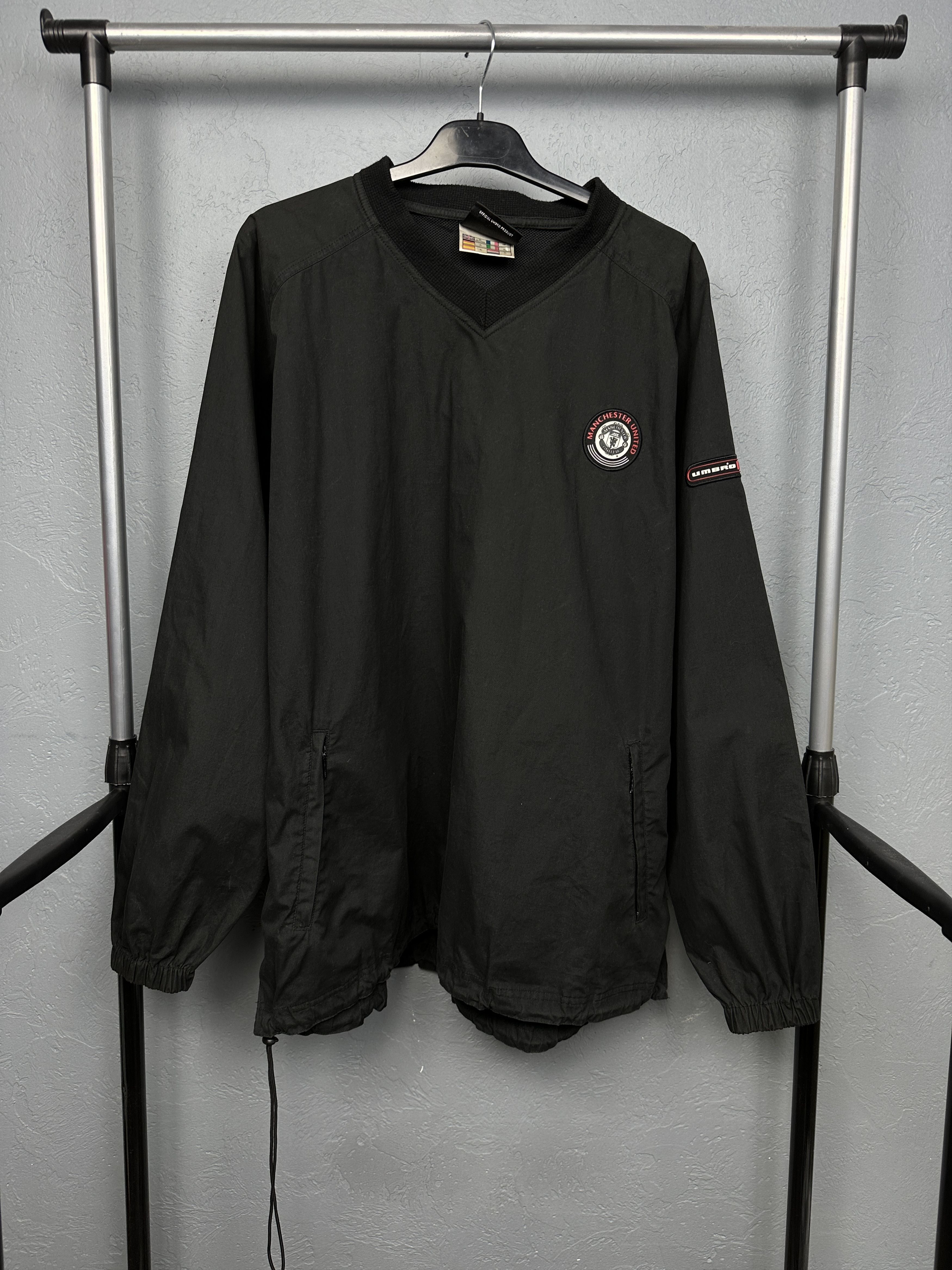 Umbro Umbro Manchester United Vintage Mens Anorak Jacket Size US XL / EU 56 / 4 - 1 Thumbnail