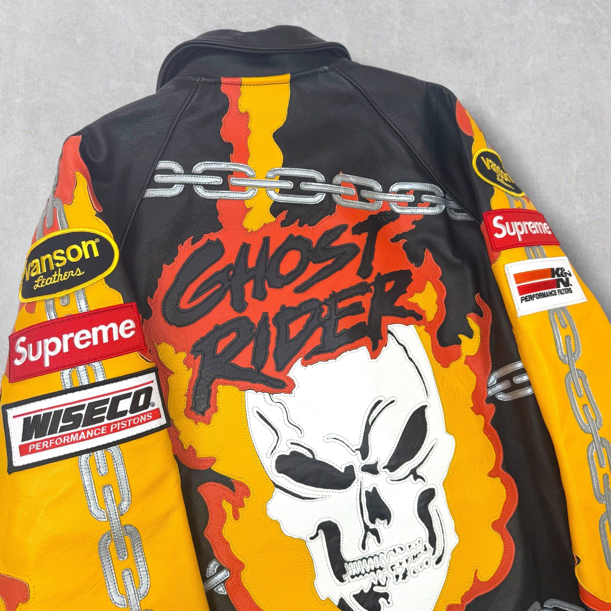 Supreme Supreme Vanson Ghost Rider Jacket XL Size US XL / EU 56 / 4 - 5 Thumbnail