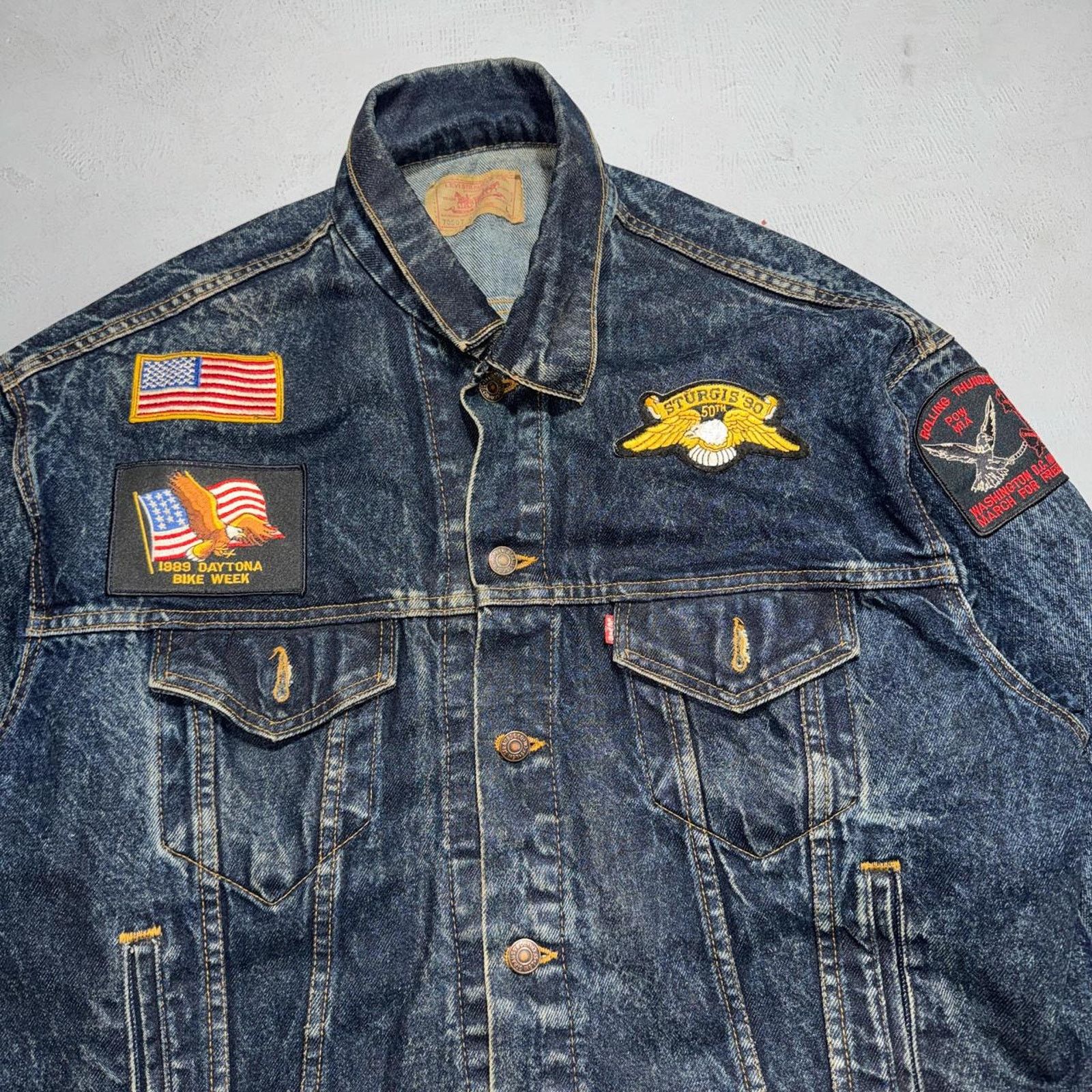 Levi's 80s levis denim jacket Size US L / EU 52-54 / 3 - 2 Thumbnail