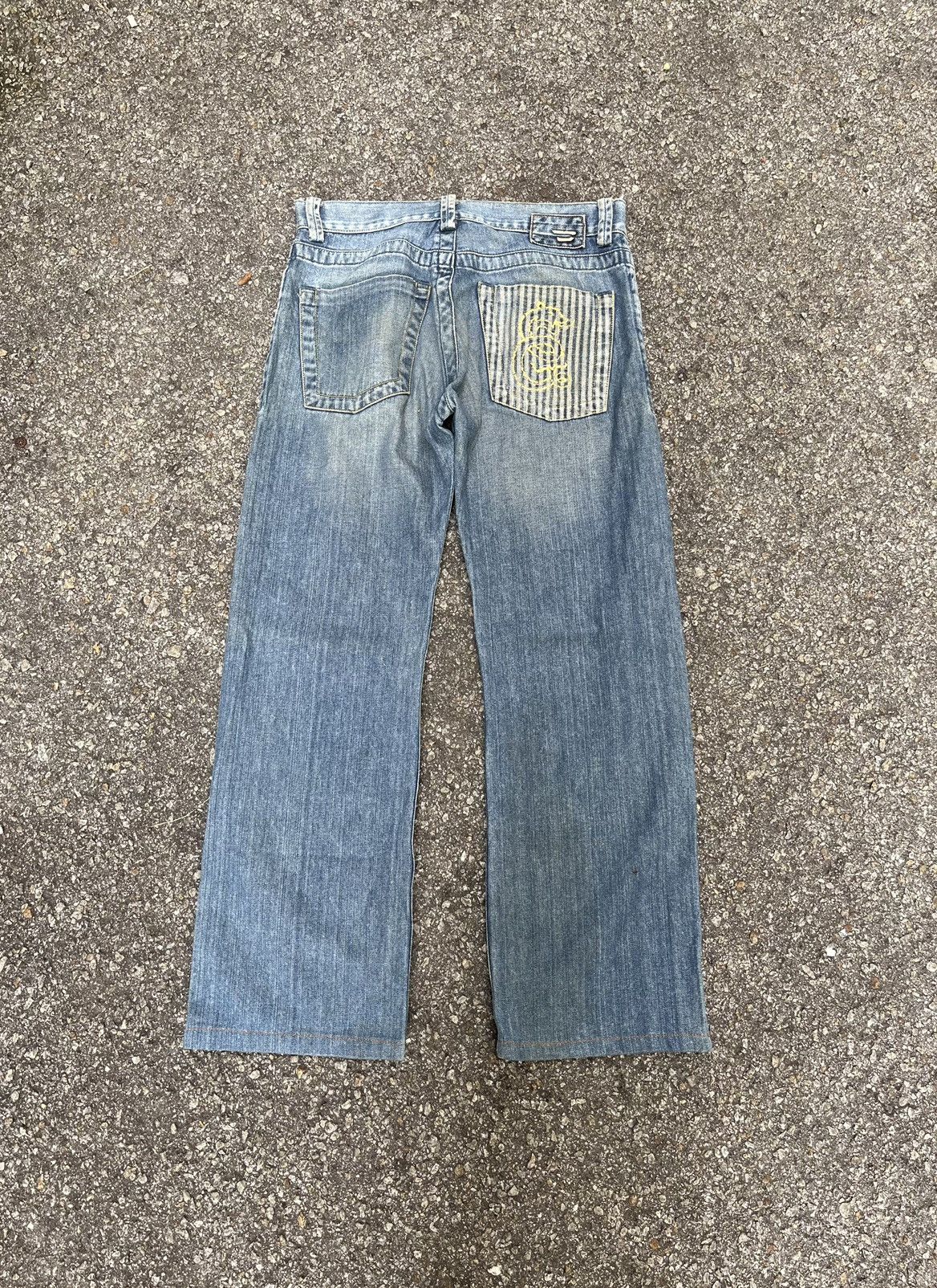 Diesel Diesel D Denim Snake Design Straight Fit Jeans Size US 29 - 2 Thumbnail