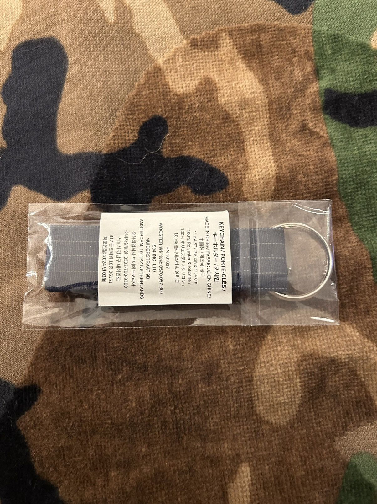 Supreme Supreme Ripstop Keychain Navy SS24 Size ONE SIZE - 5 Thumbnail
