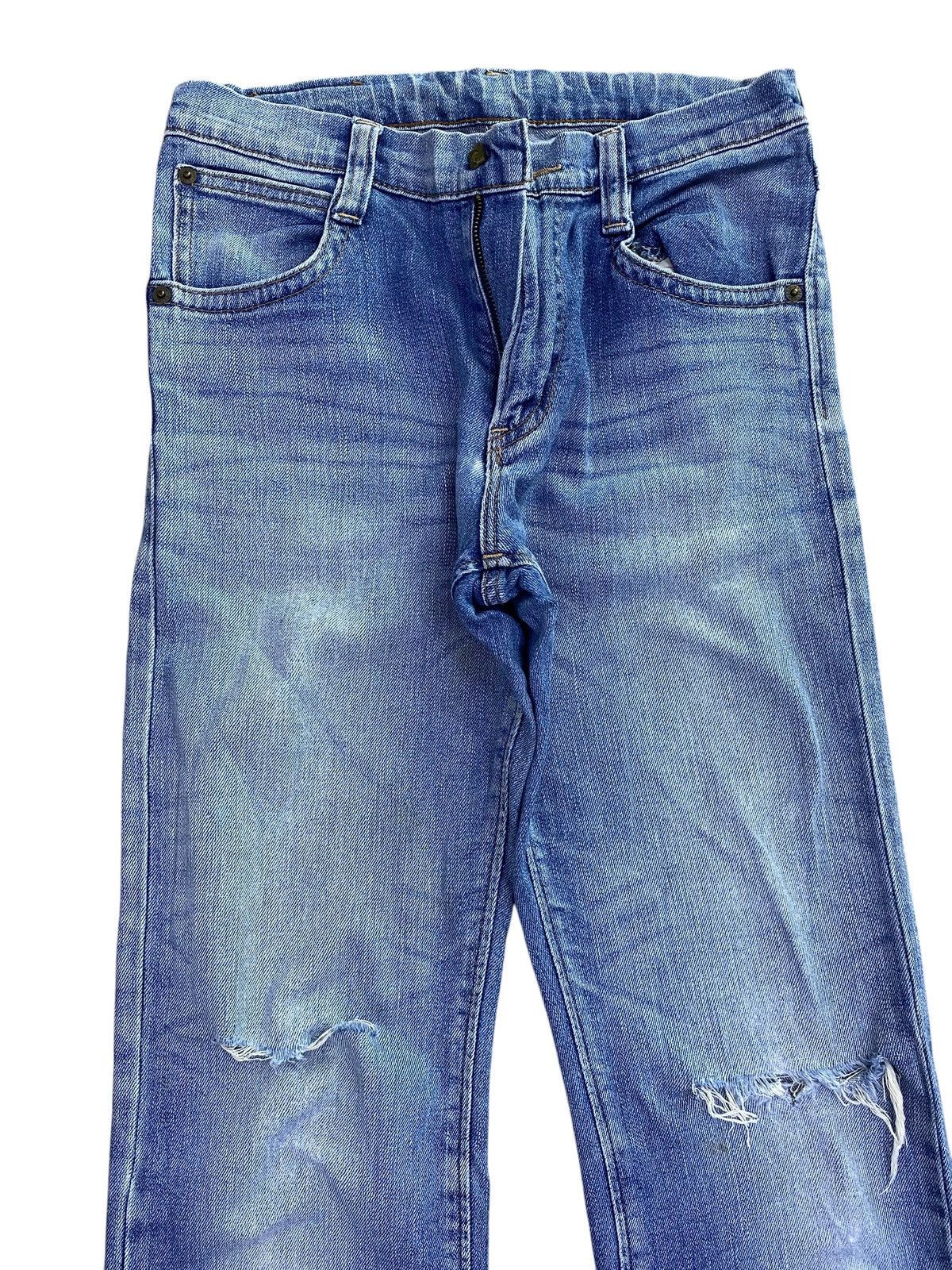 Edwin Vintage Edwin Acid Blue Wash Style Straight Cut Jeans Size US 27 - 2 Thumbnail