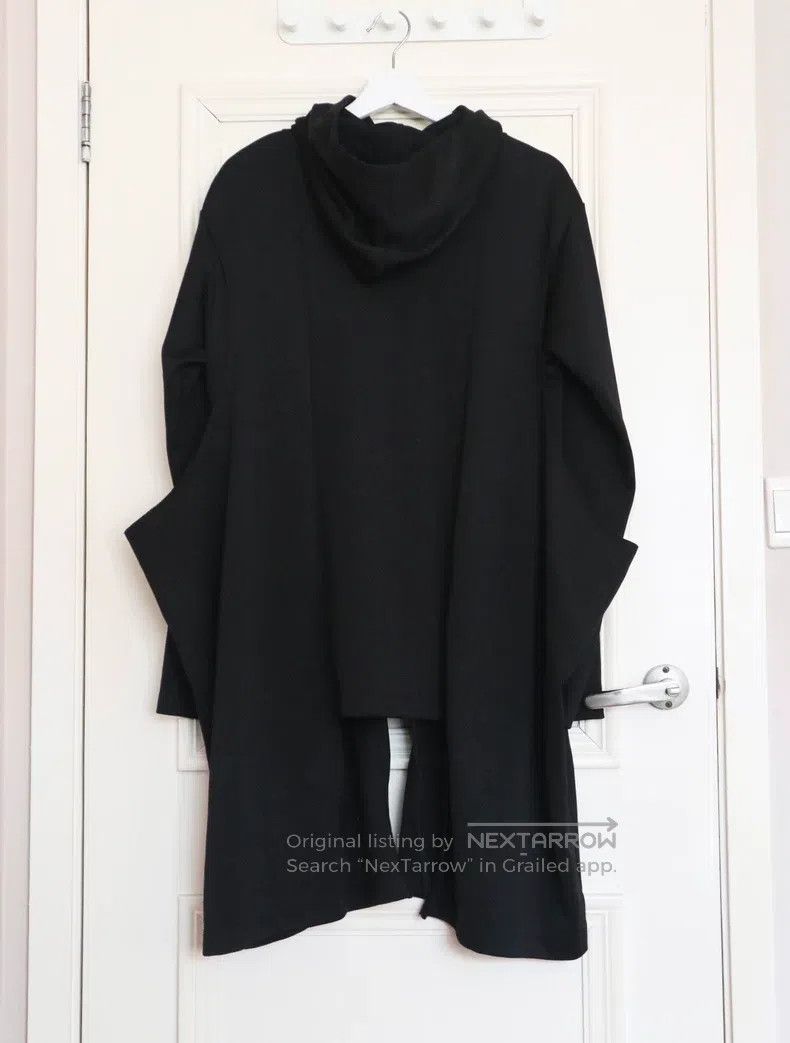 Comme des Garcons Comme Des Garcons Black Polyester Double Layer Hoodie Size US M / EU 48-50 / 2 - 2 Thumbnail