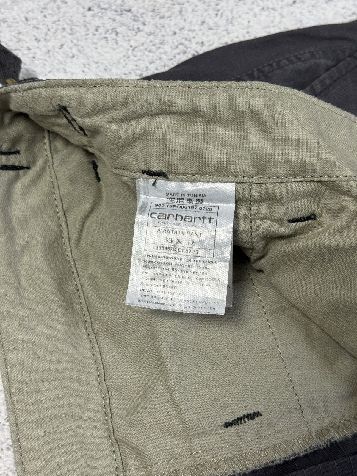 Carhartt Vintage Carhartt WIP Aviation Cargo Pants Workwear Trousers Size US 33 - 18 Thumbnail