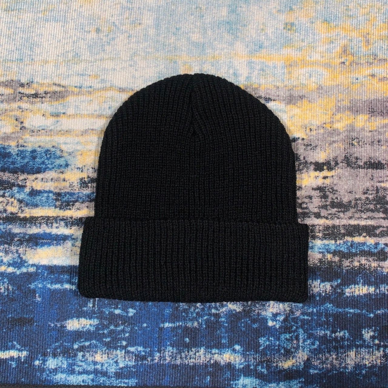 Stussy × Vintage Stussy Oval Patch Cuff Beanie Size ONE SIZE - 2 Thumbnail