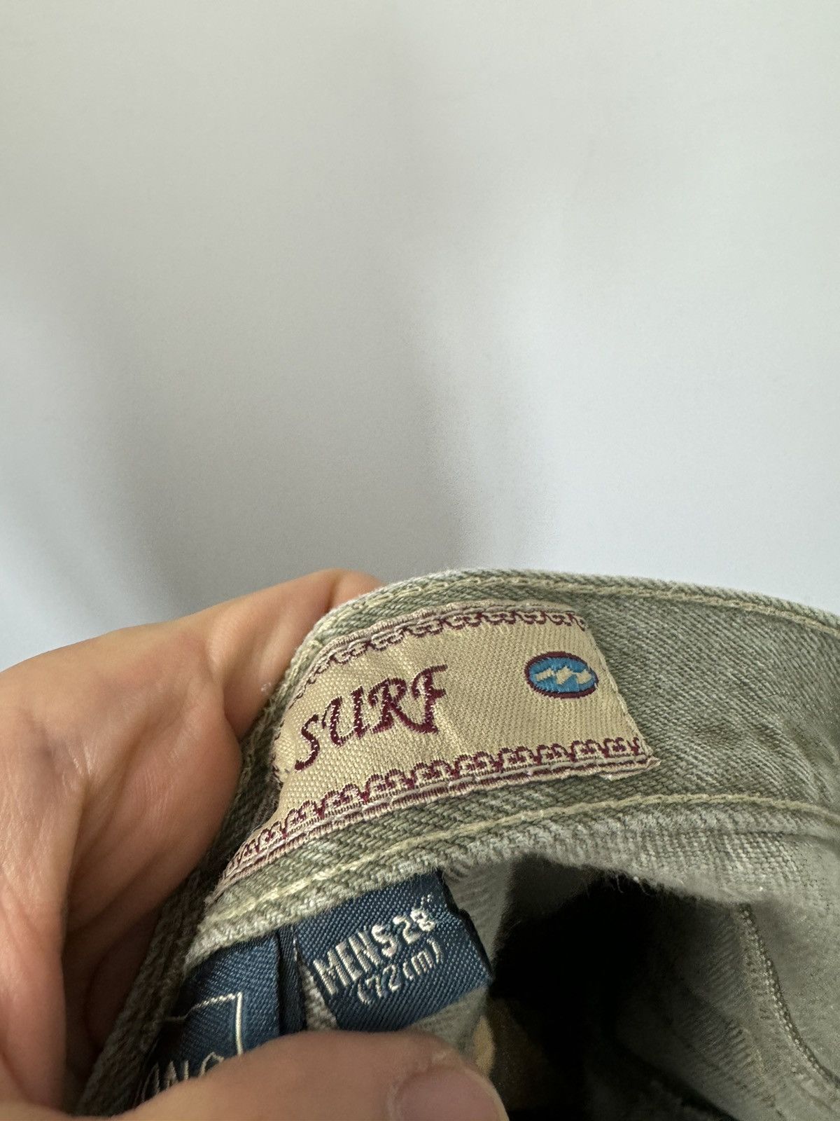 Billabong Vintage 1990s Billabong Denim Jeans Pants Surf Skate Olive Size US 28 / EU 44 - 5 Thumbnail